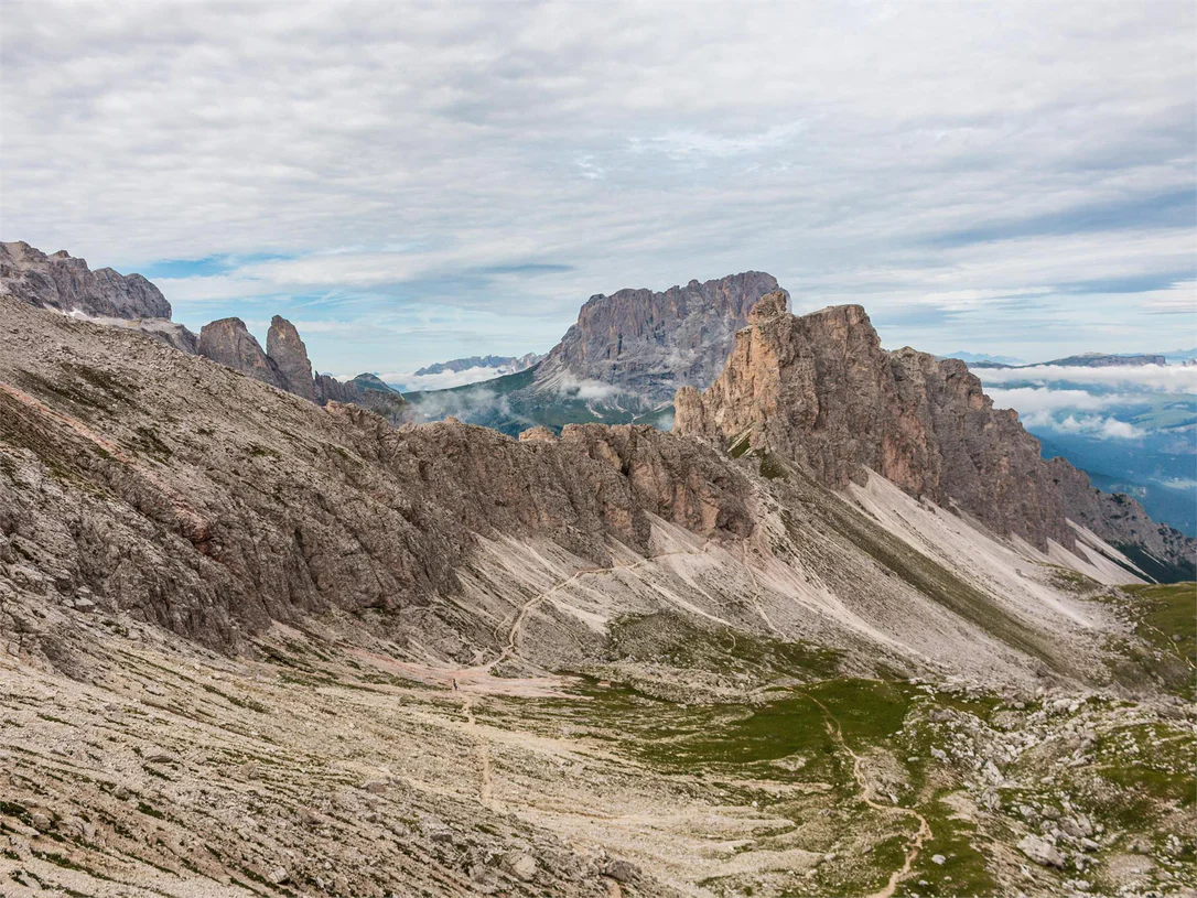 Hike from the Gardena Pass to the Puez - Odle Nature Park