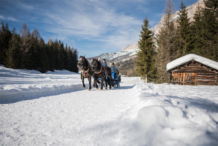 Winterwanderung auf den Armentarola/Saré-Wiesen Badia 3 suedtirol.info