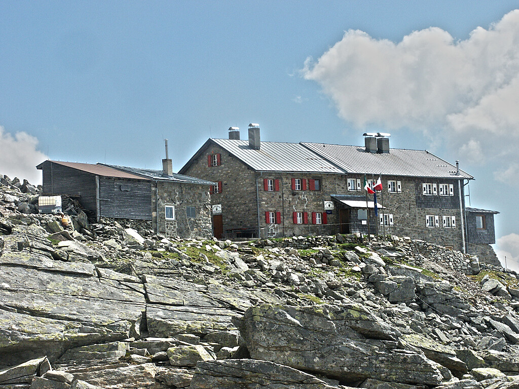 Europahütte mountain hut Pfitsch valley Sterzing