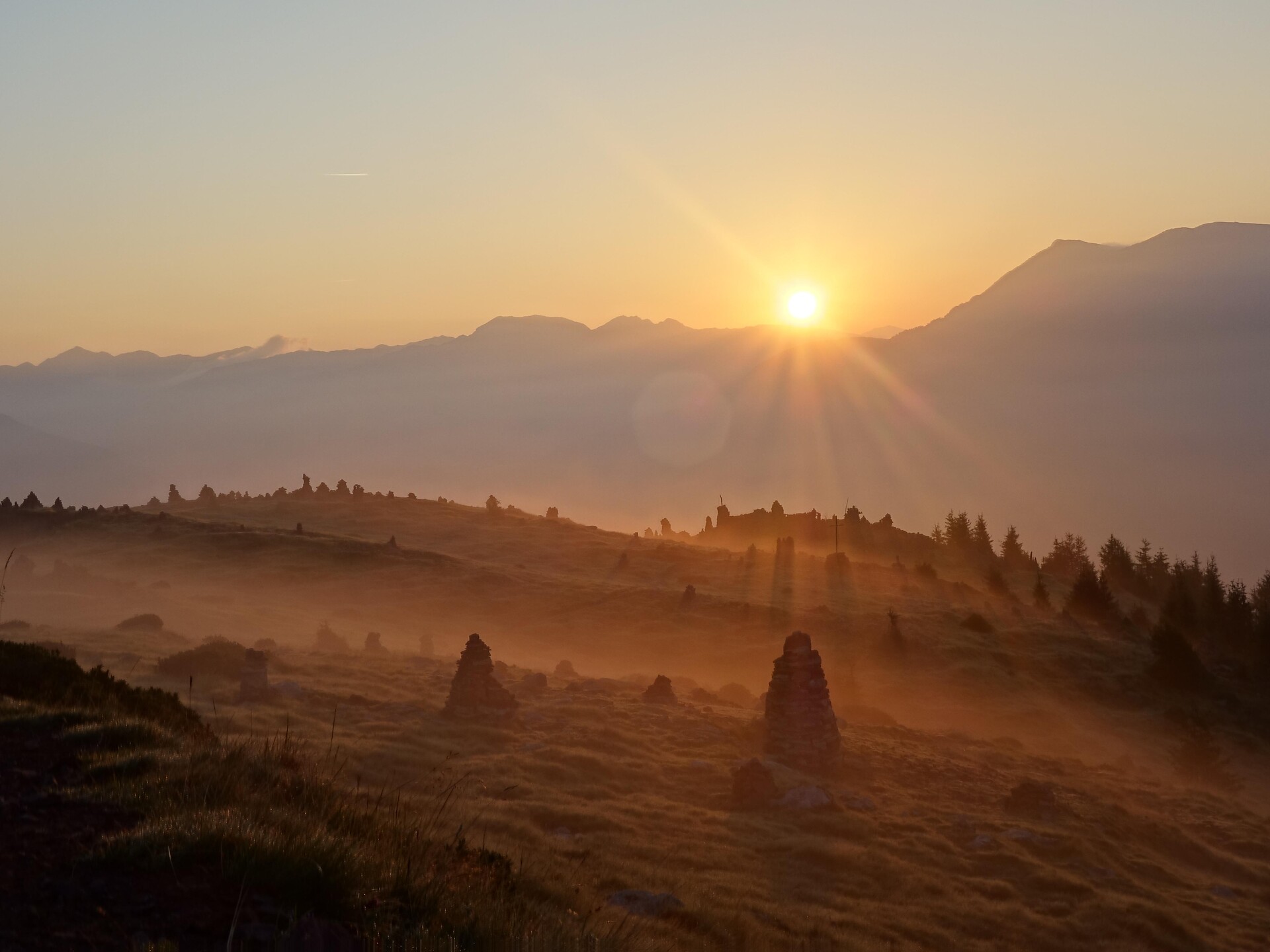 Sunrise at the Stone men