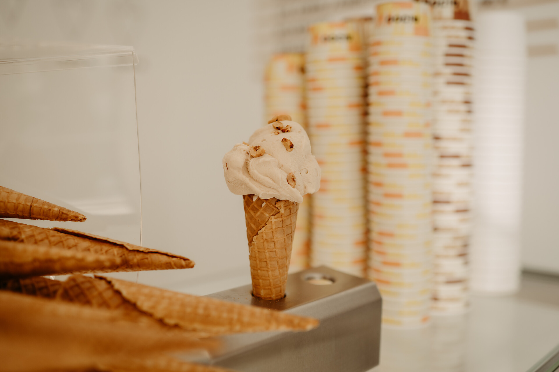 Gelato di nocciole Piemonte IGP