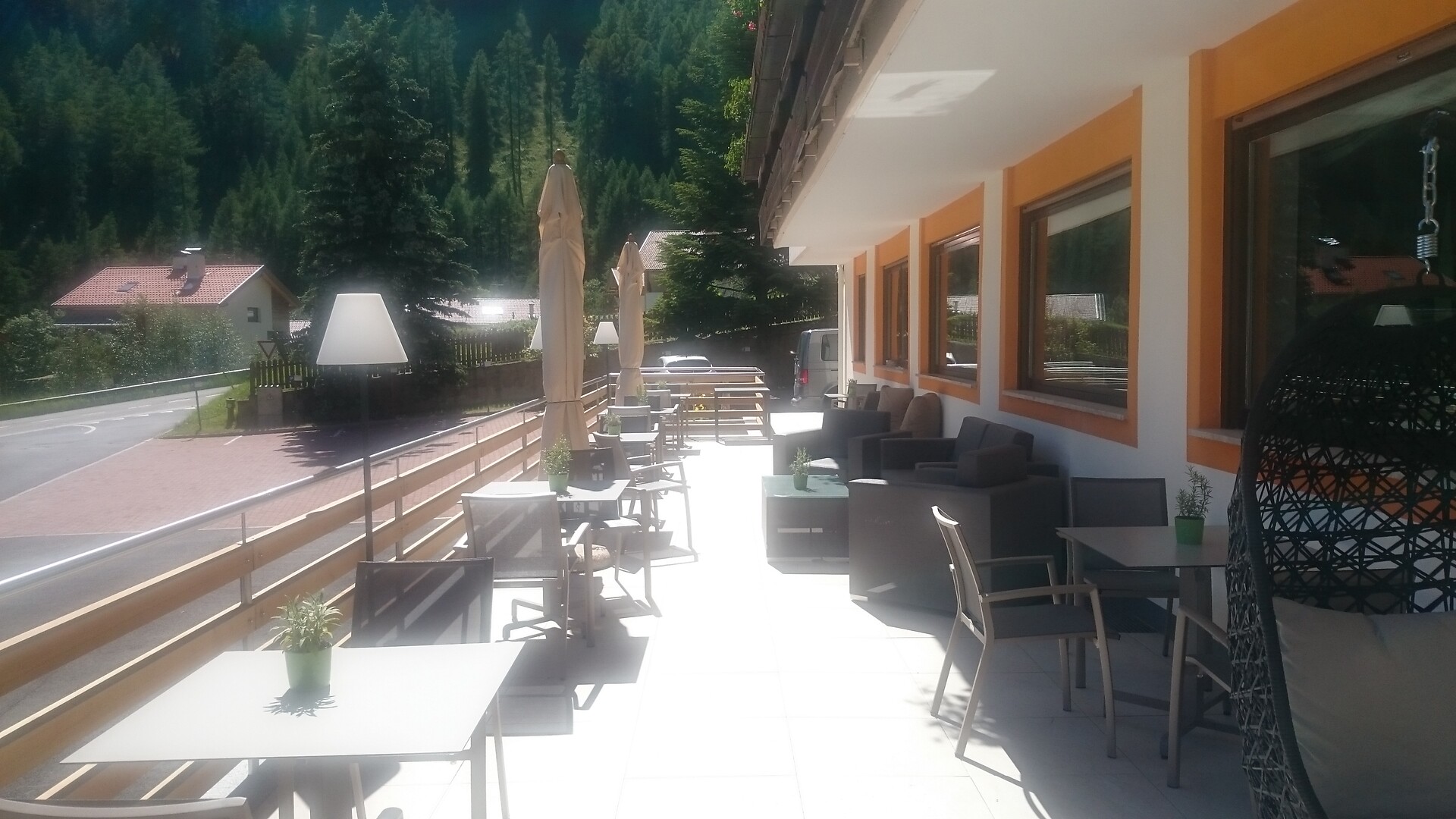 terrace for relaxing and enjoying the sun