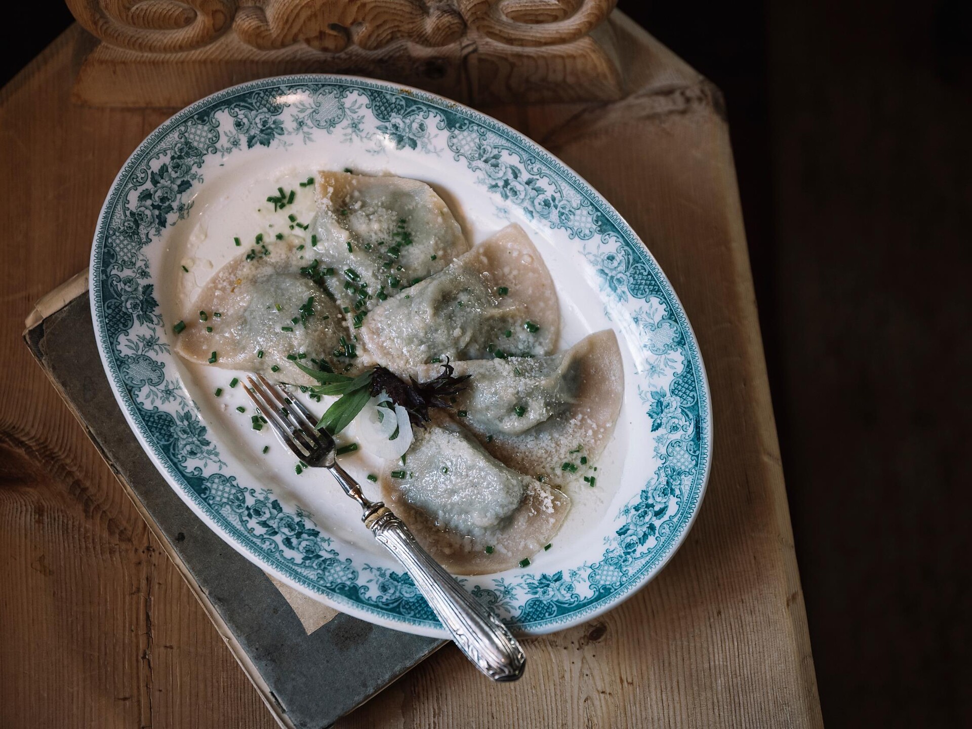 'Schlutzkrapfen' dal libro di cucina di Hanna Perwanger