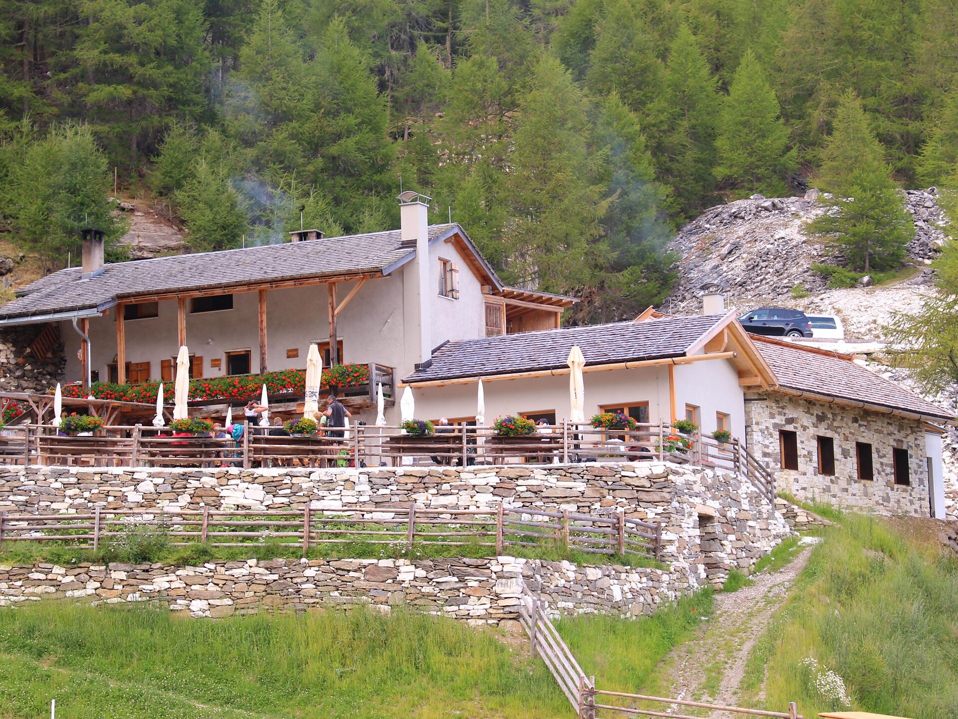 mountain pasture "Göflaner Alm"