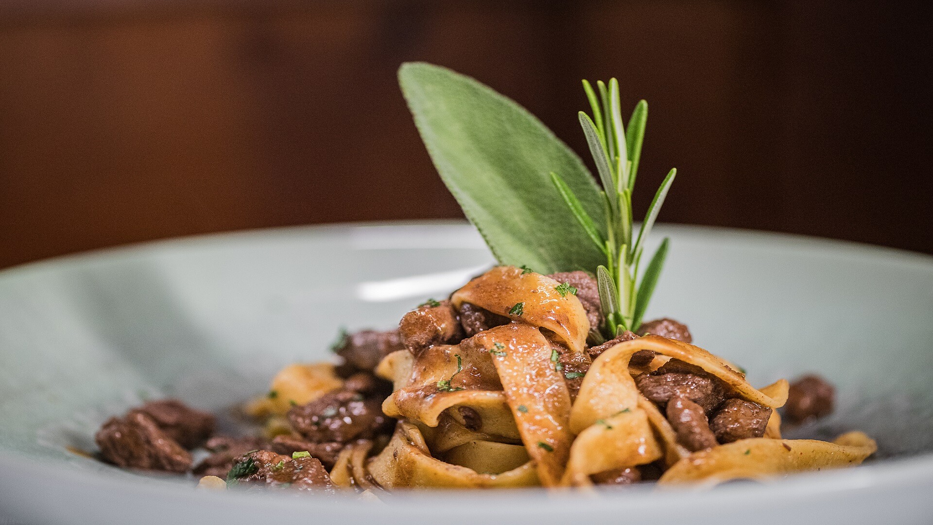 Papardelle mit Wildragout