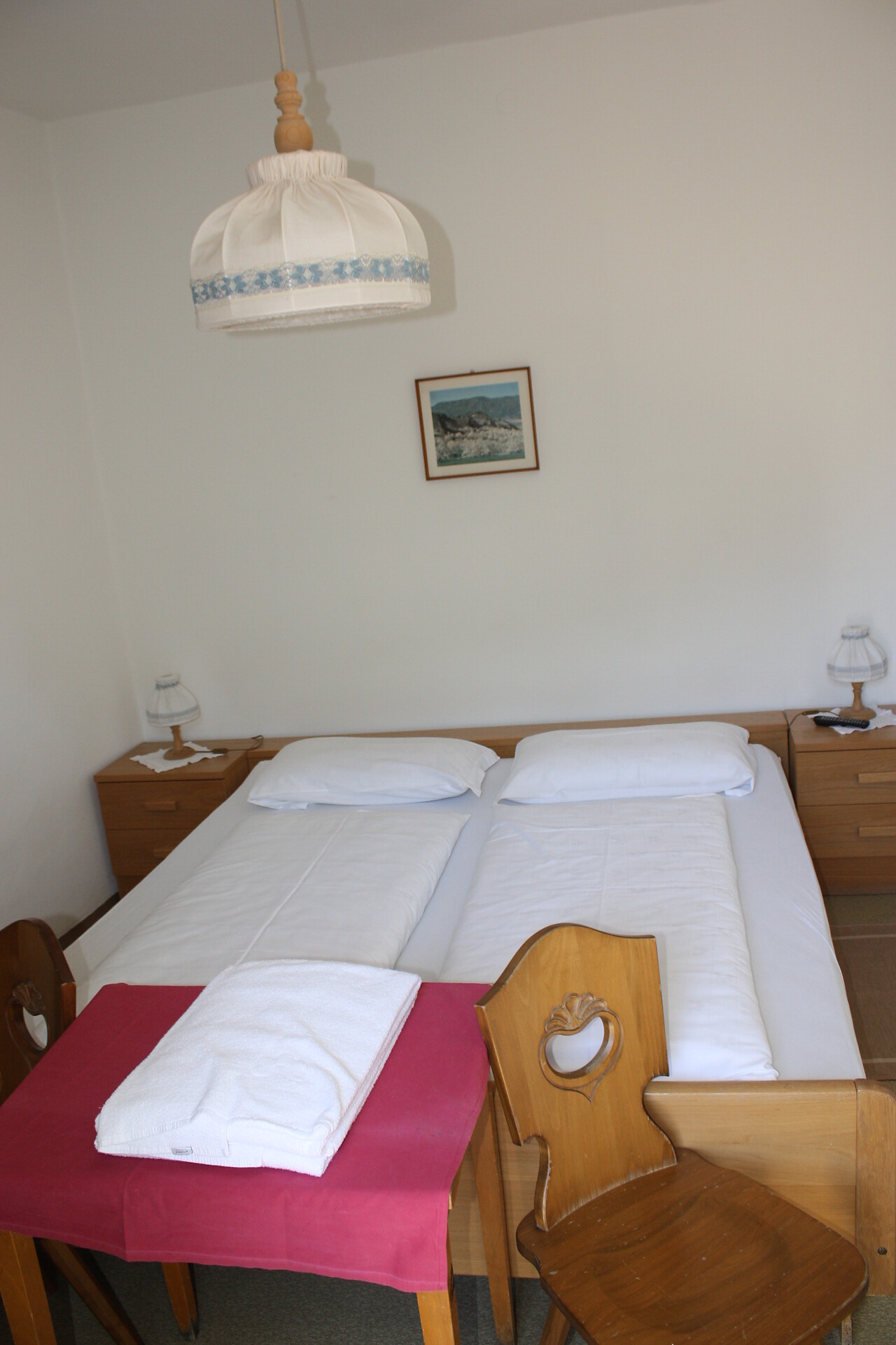 double room with double bed