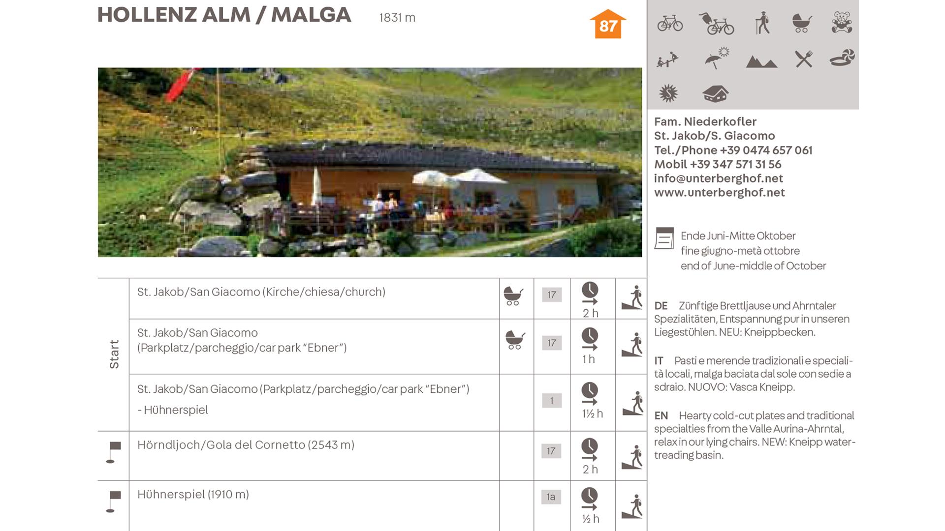 Hollenzalm hut Ahrntal/Valle Aurina 2 suedtirol.info