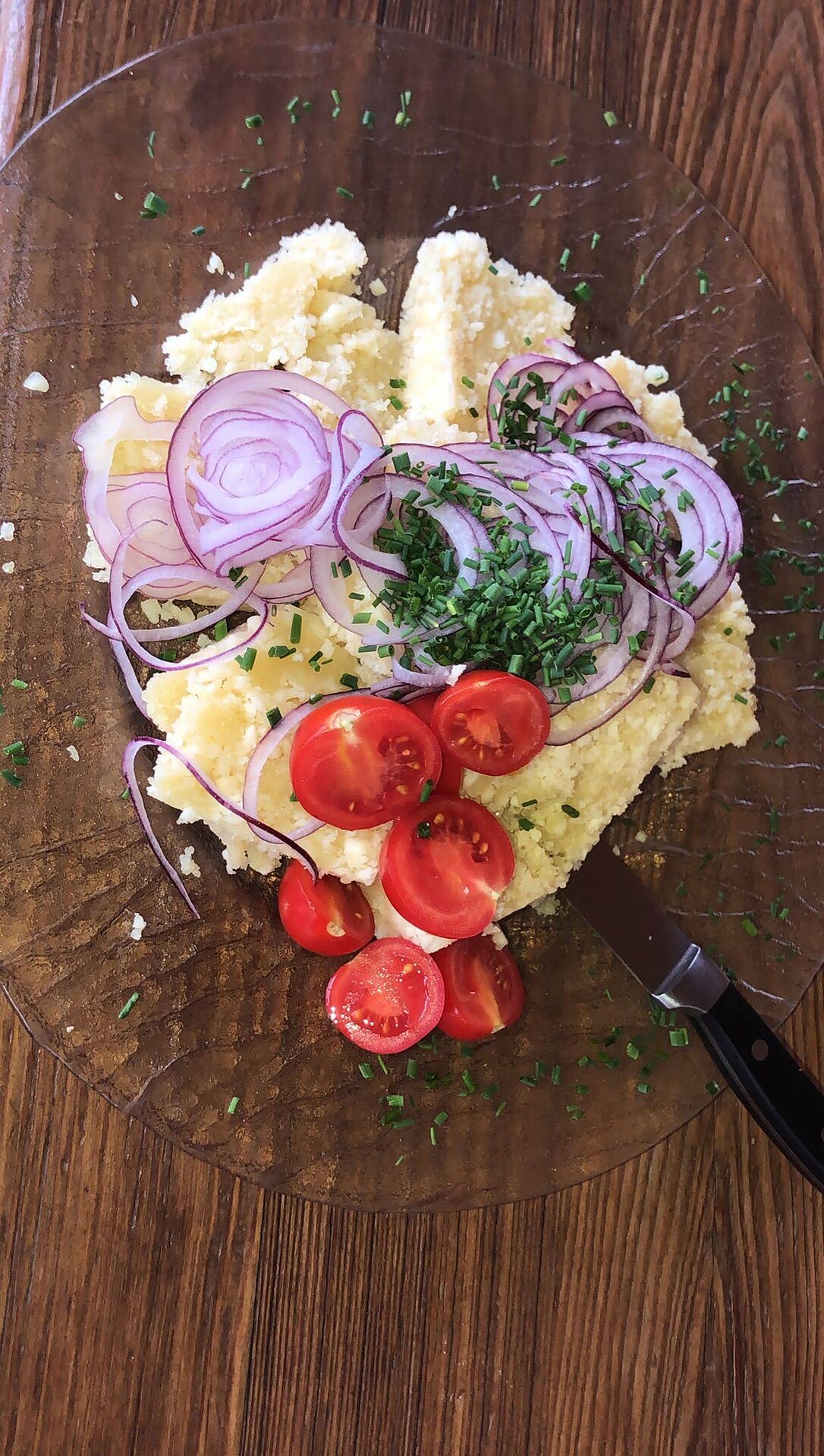 dish with cheese from our own cheese production