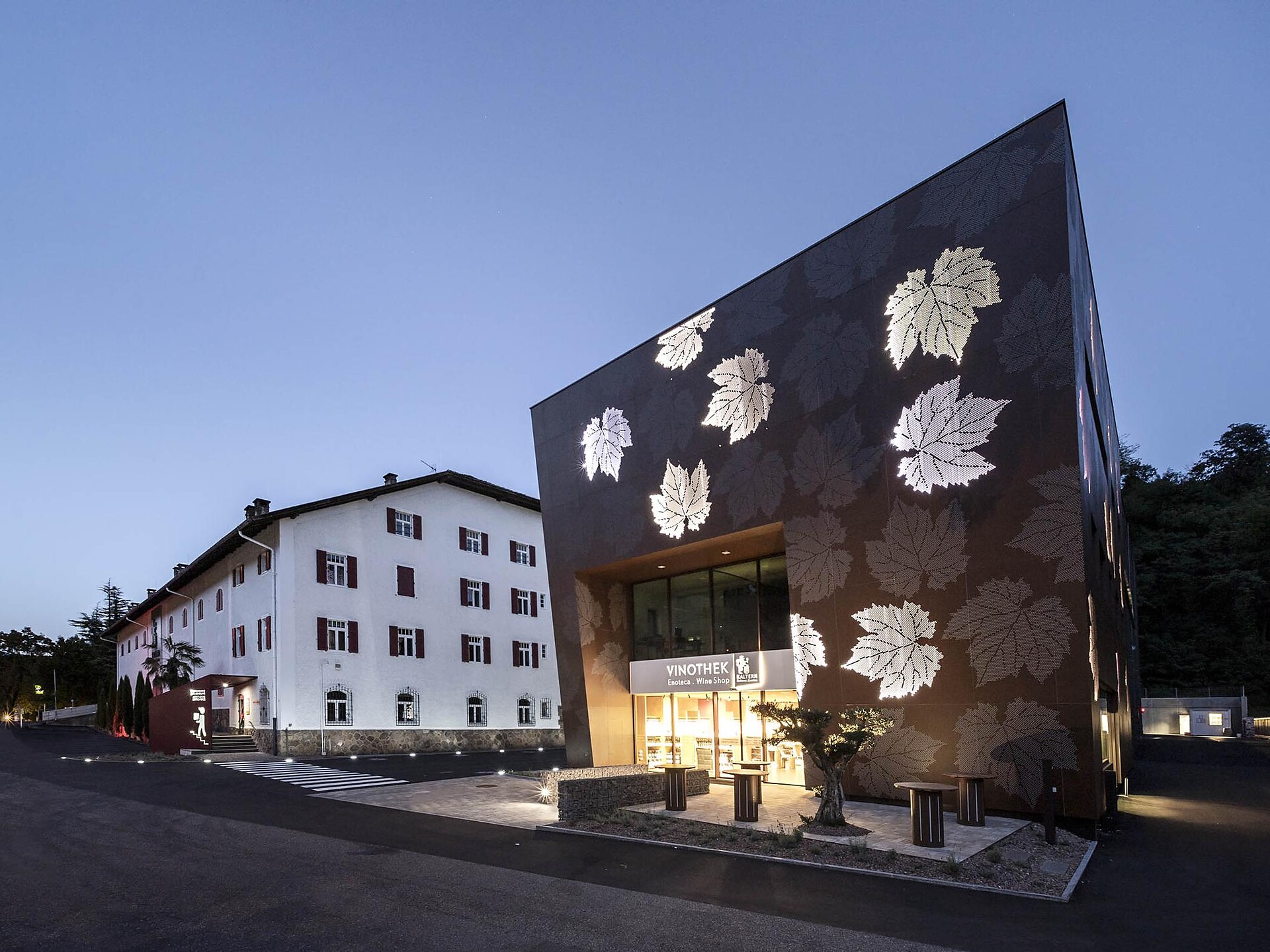 Wine shop of the winery