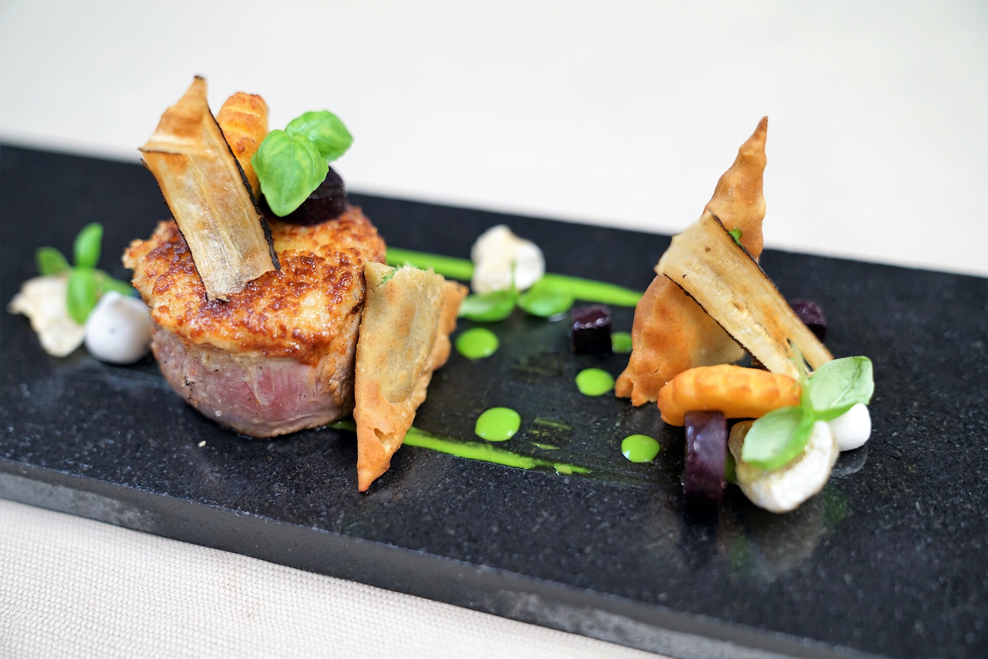 Filet in knuspriger Kruste