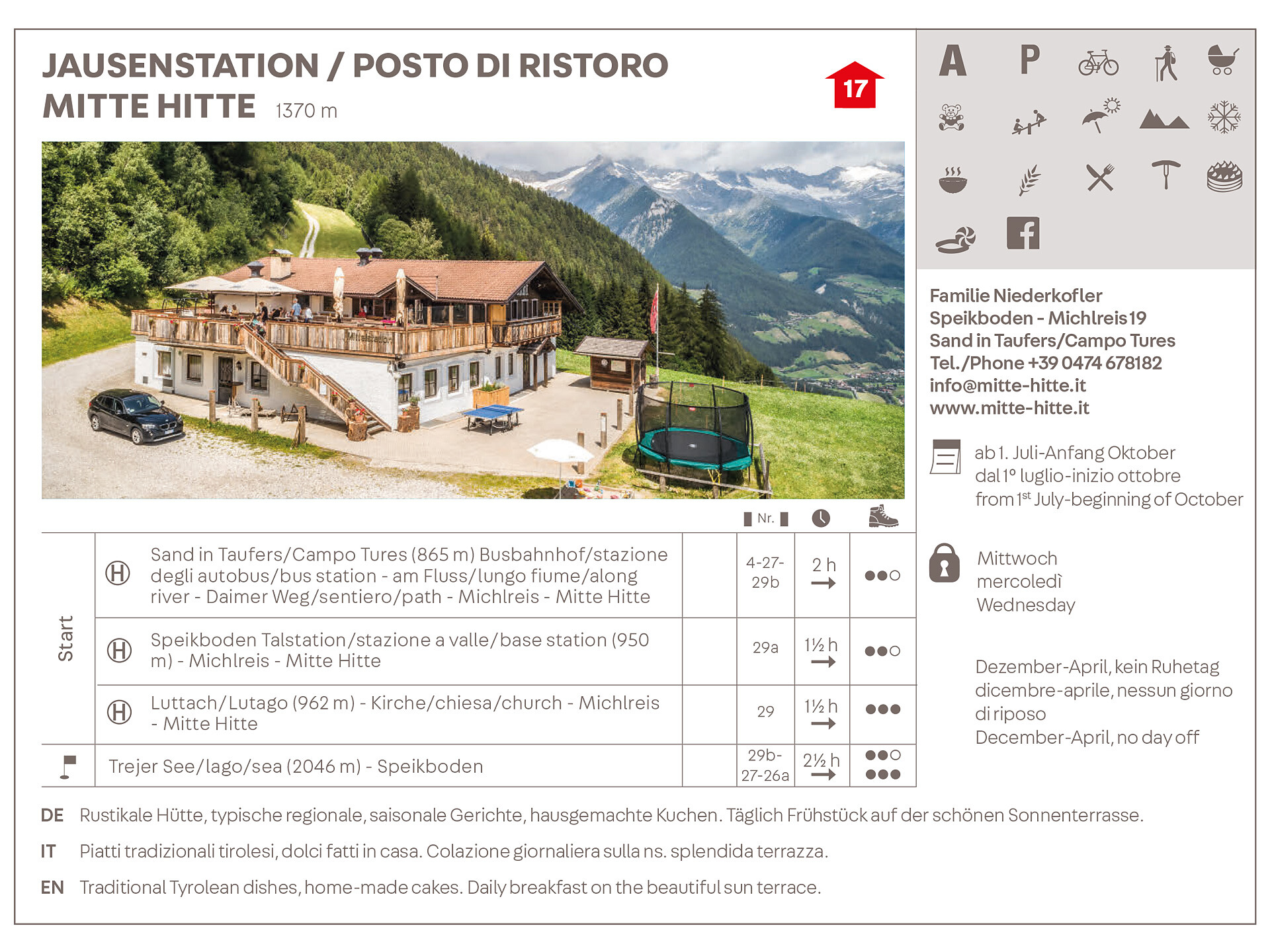 Mitte Hitte Speikboden - Valle Aurina - #3 - suedtirol.info