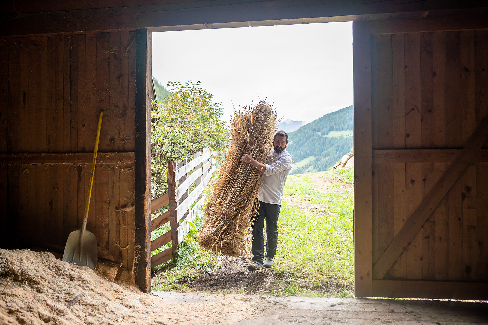 Naturprodukte vom eigenen Hof im Jaufental