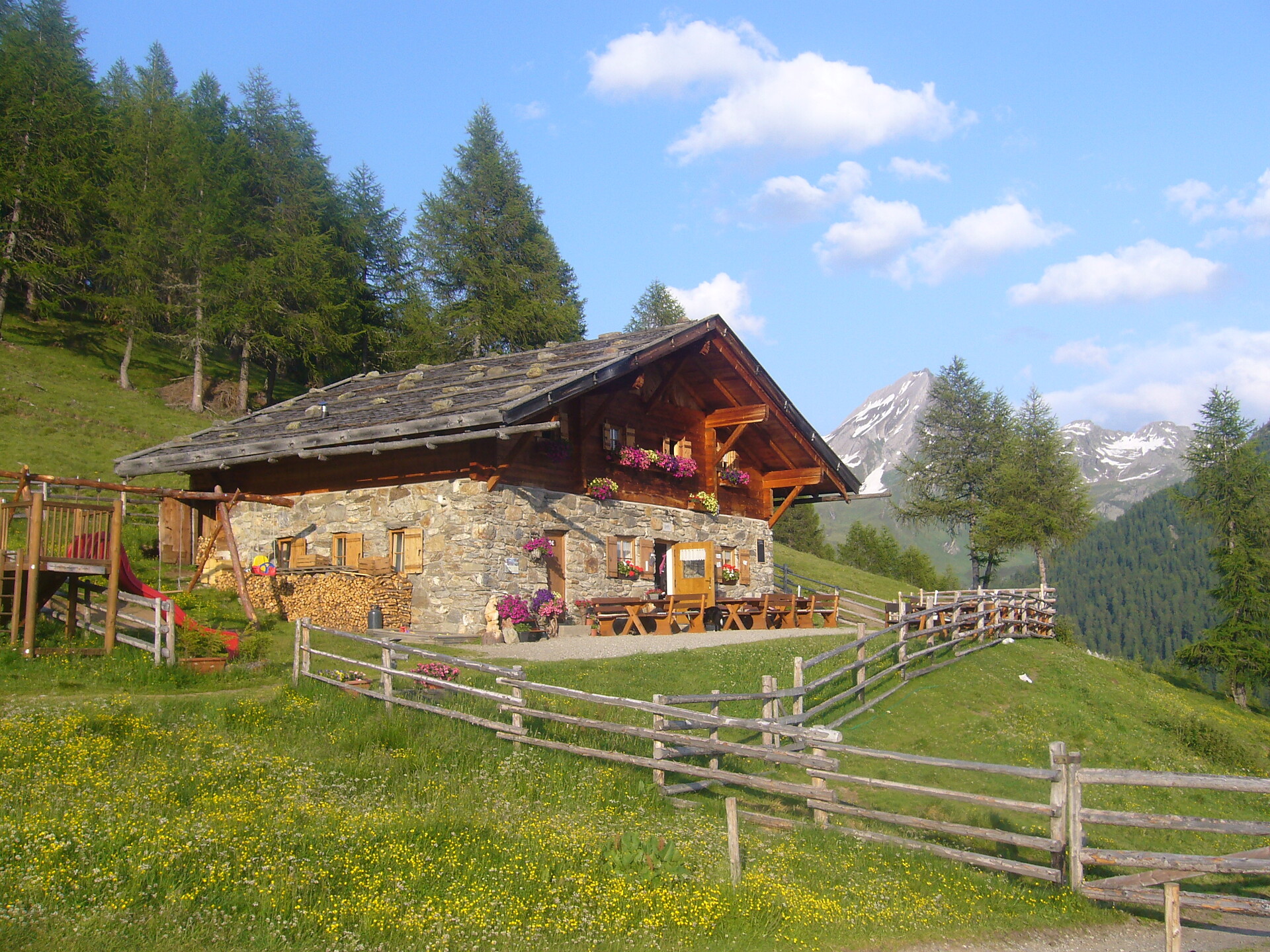 Alpine pasture Obere Gostalm