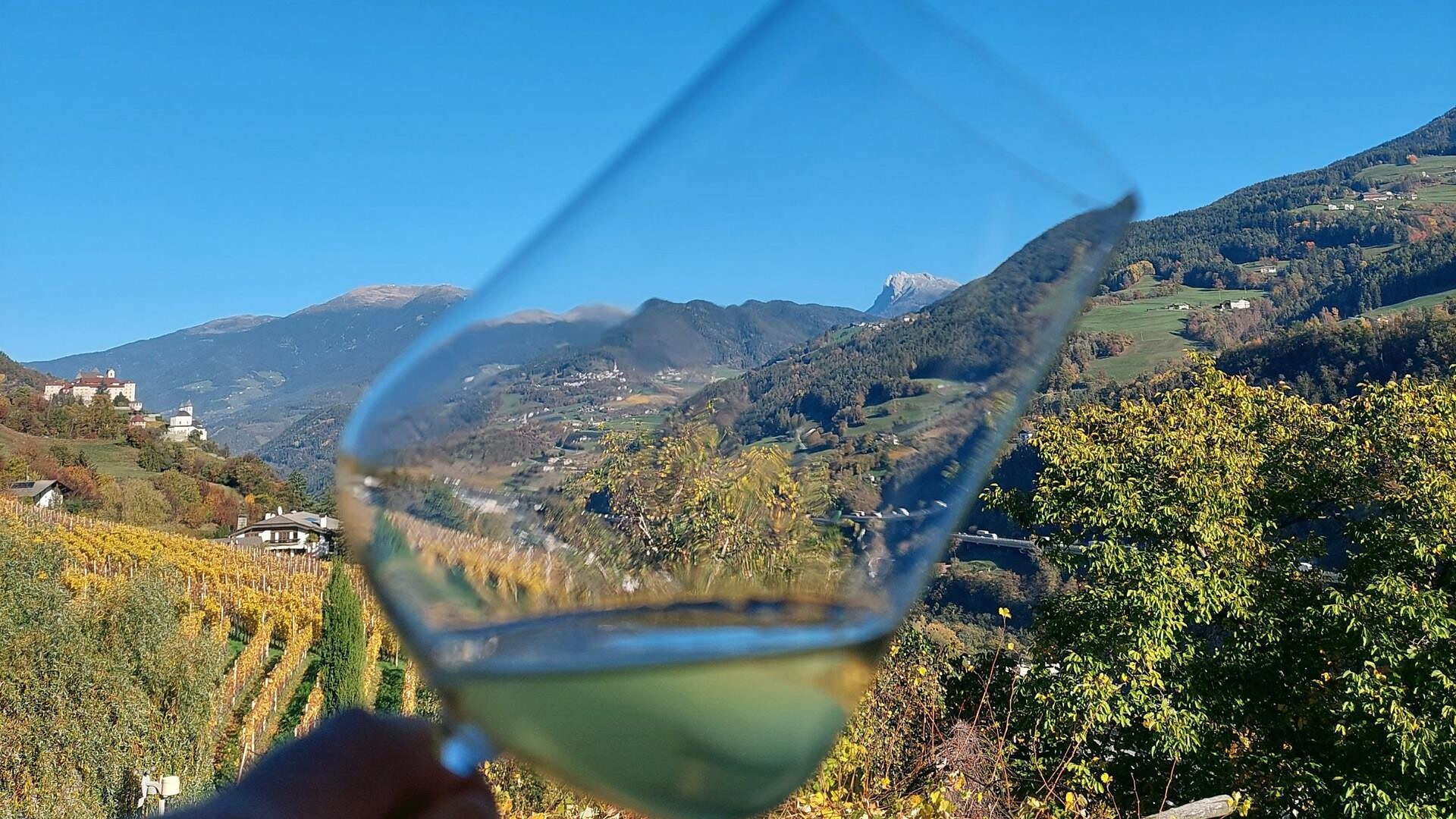 View from winery Röck in Villanders