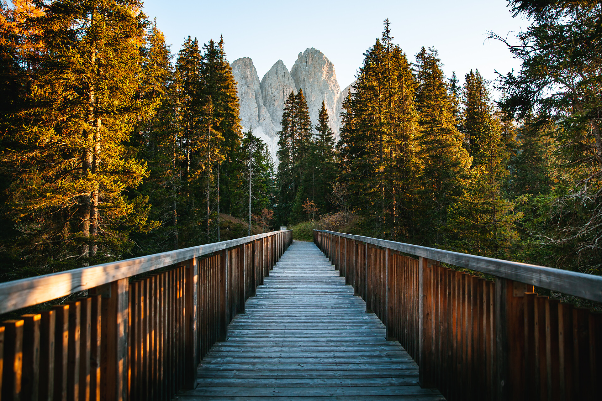 The best way to explore the Dolomites of Val di Funes is by walking and hiking