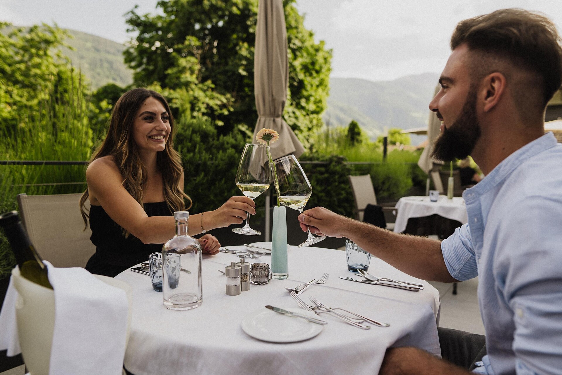 dinner in an elegant atmosphere