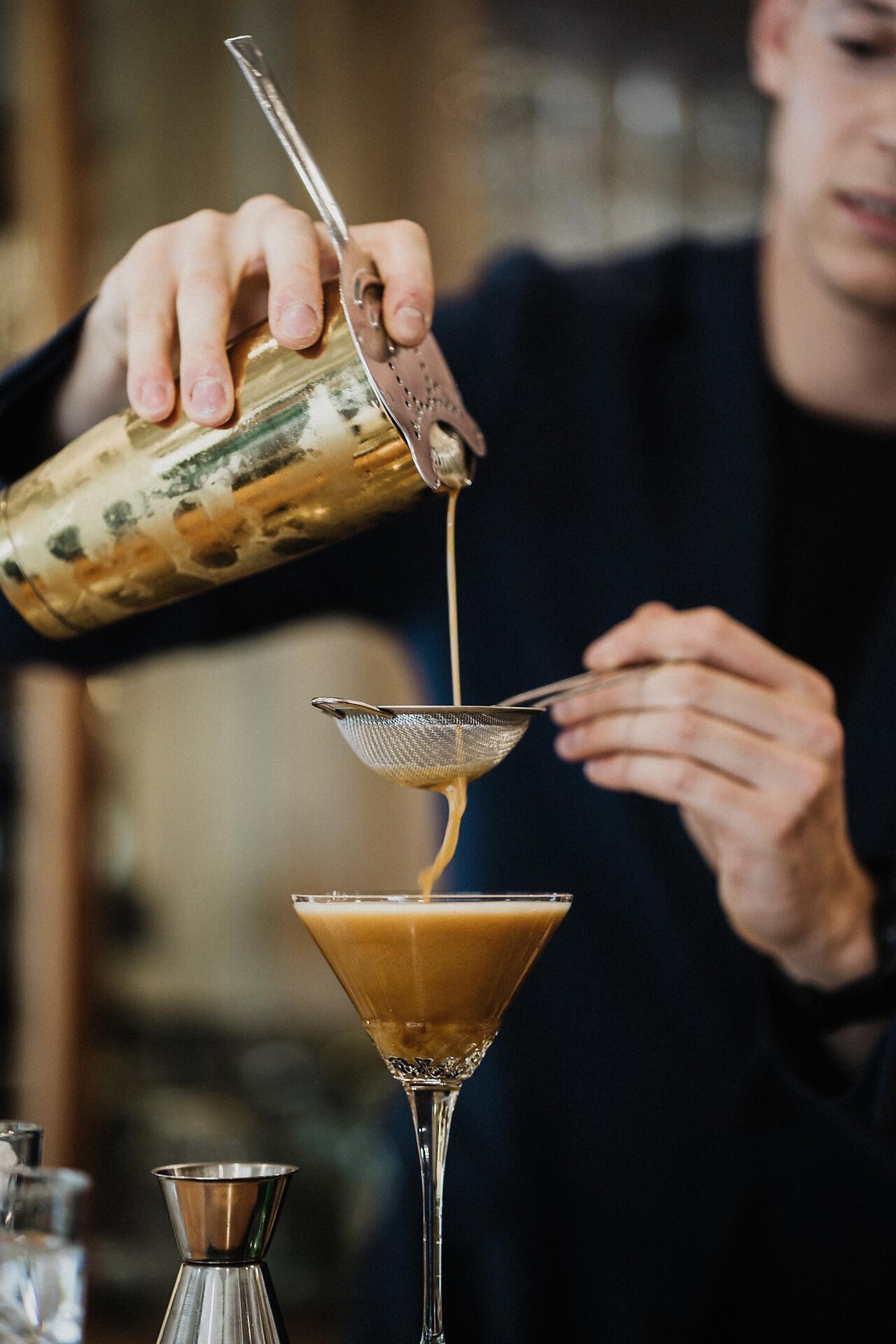 Diverse selection of cocktail creations and high