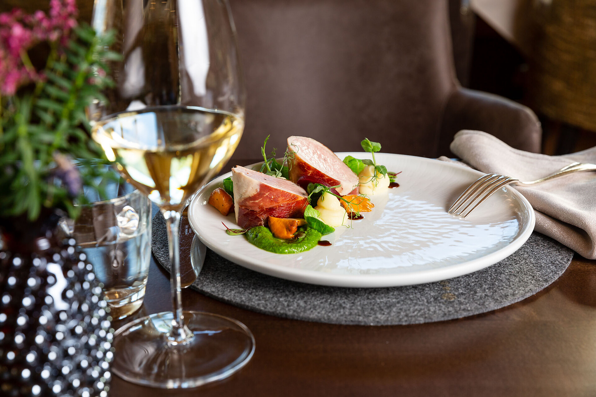 Fine dining a Schenna
