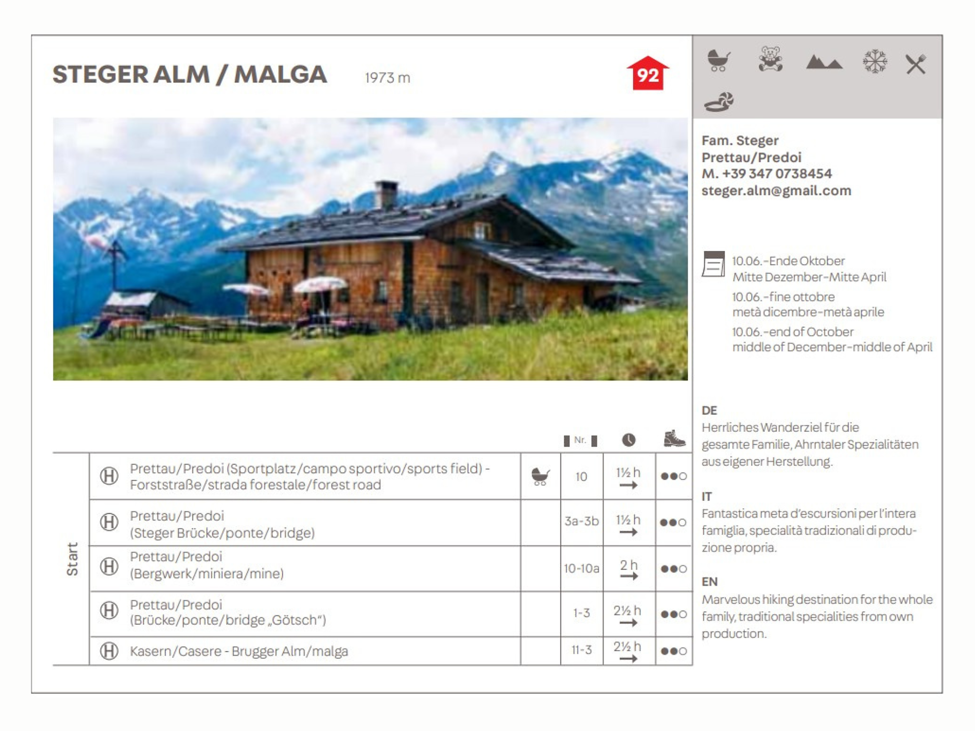 Stegeralm malga - Valle Aurina - #3 - suedtirol.info