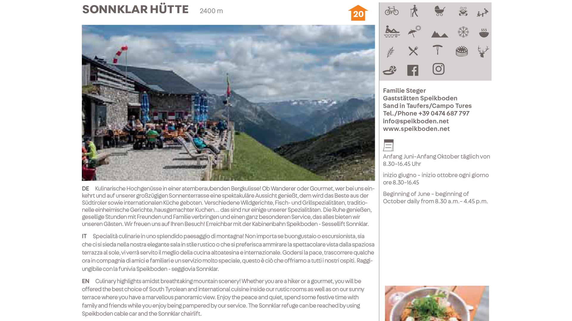 Sonnklarhütte Sand in Taufers 3 suedtirol.info