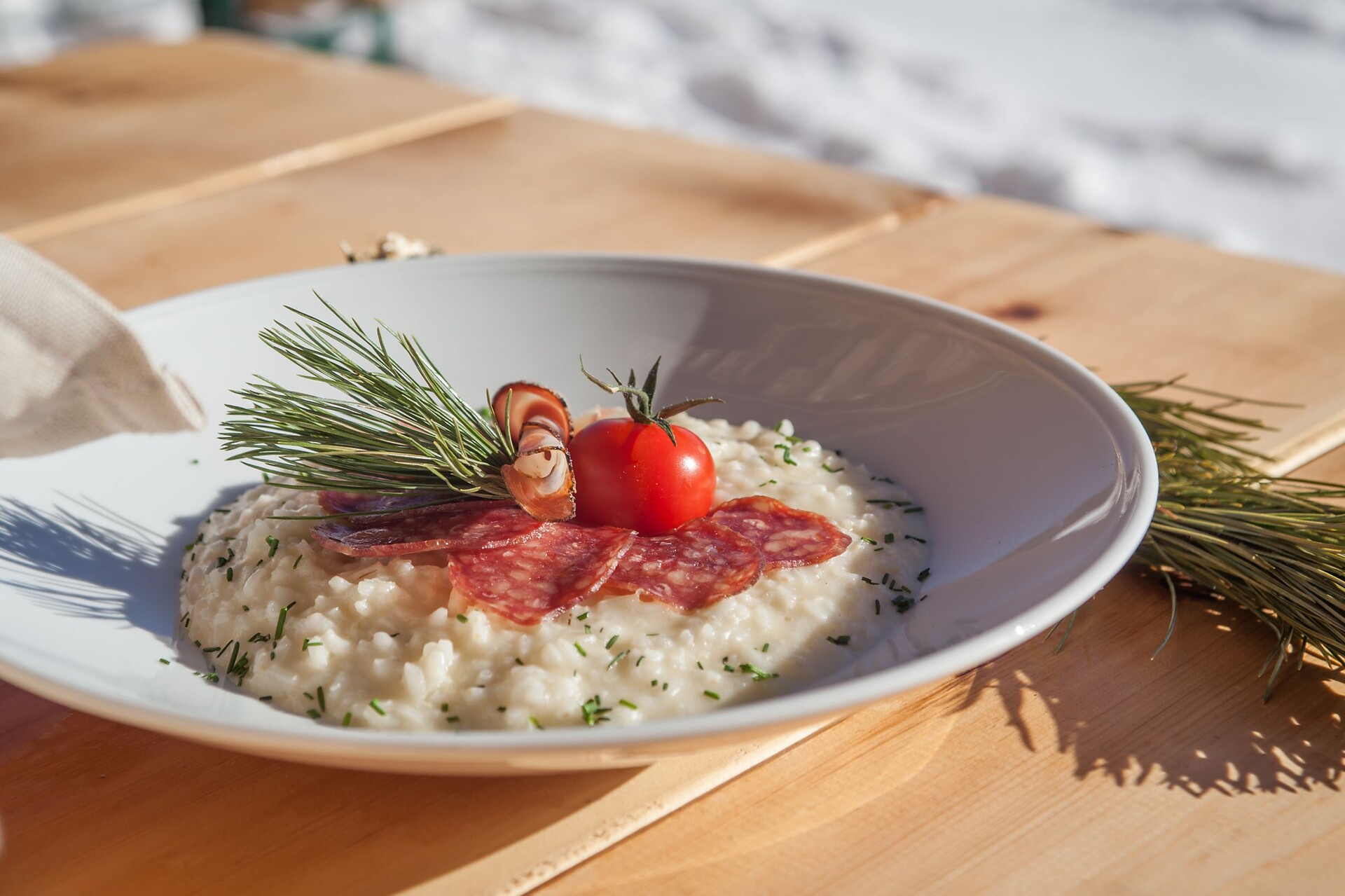 Cuisine on a high level: new interpreted dishes and creations on 2000 m on Tschötsch Alm restaurant
