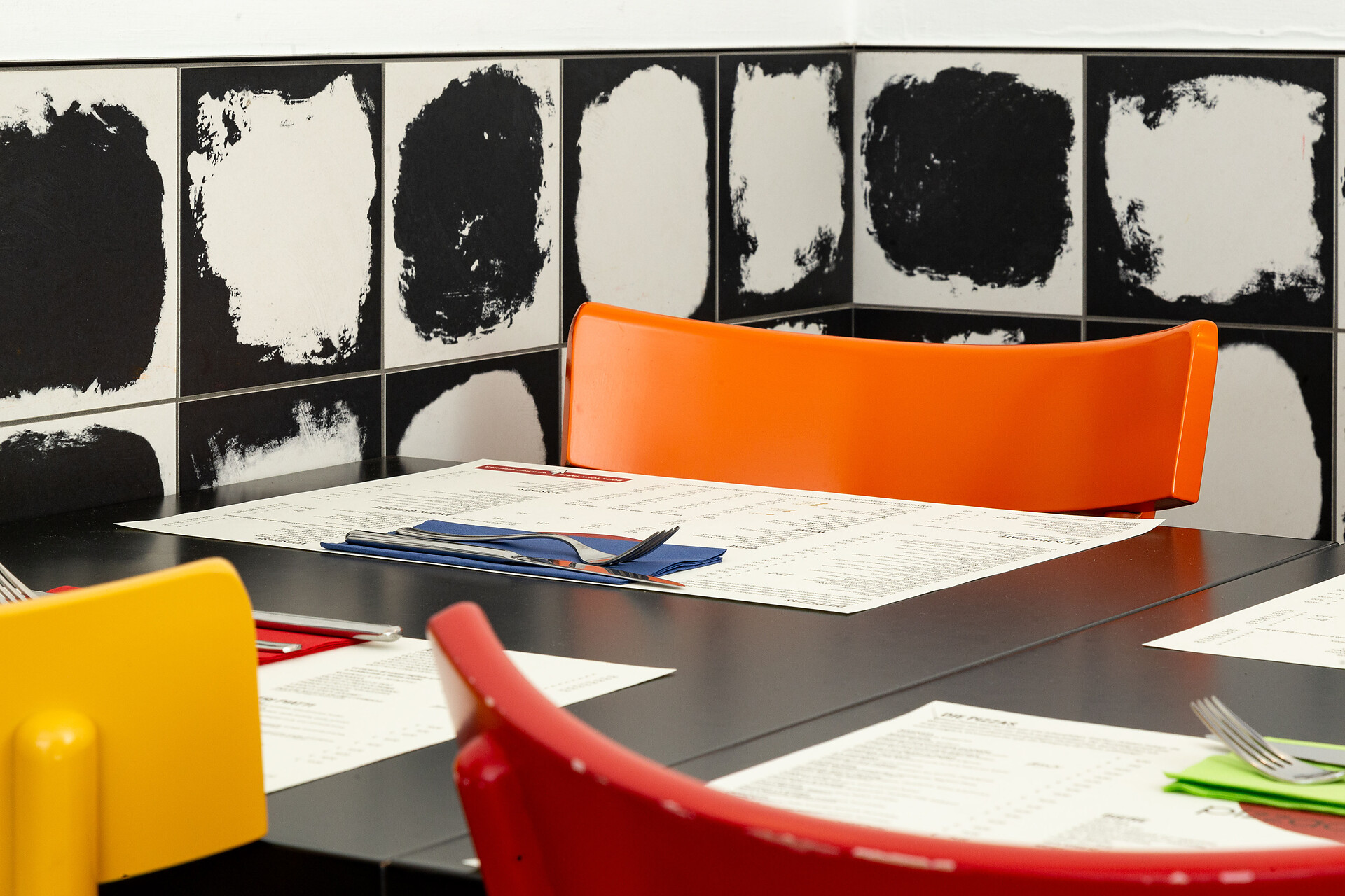 Pizzeria indoor area