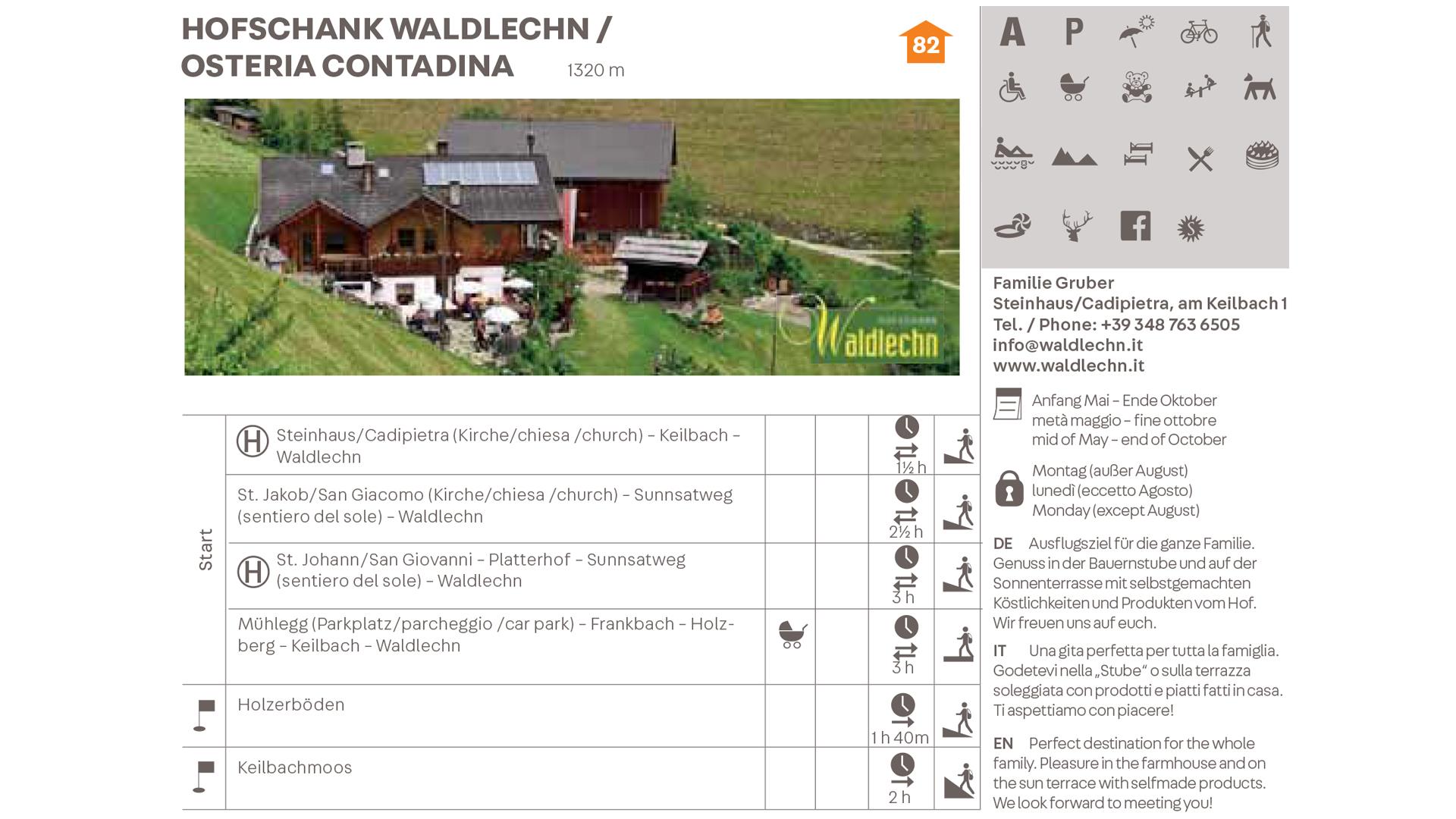 Waldlechn osteria contadina Valle Aurina 3 suedtirol.info