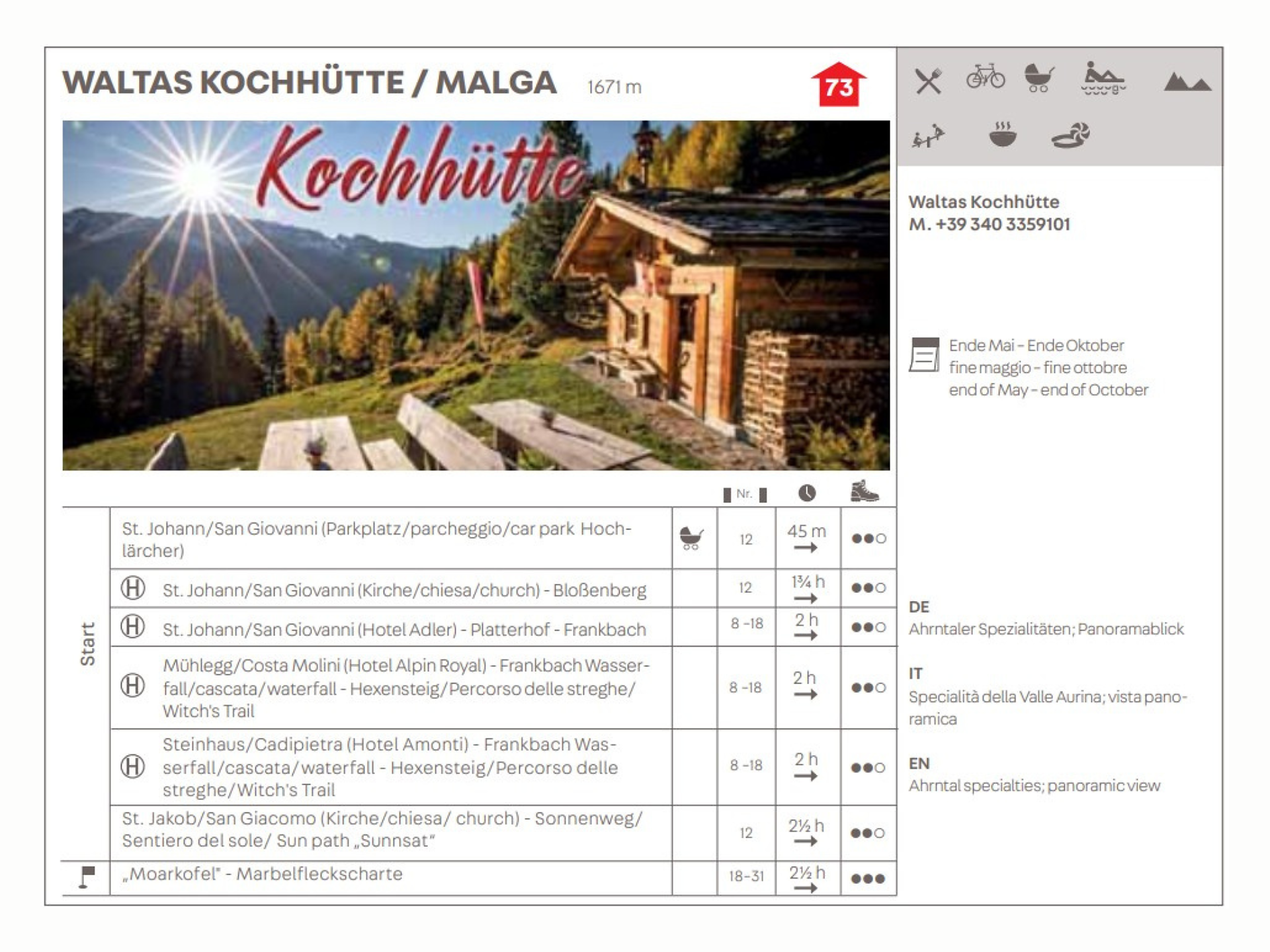 Waltas Kochhütte - Valle Aurina - #2 - suedtirol.info