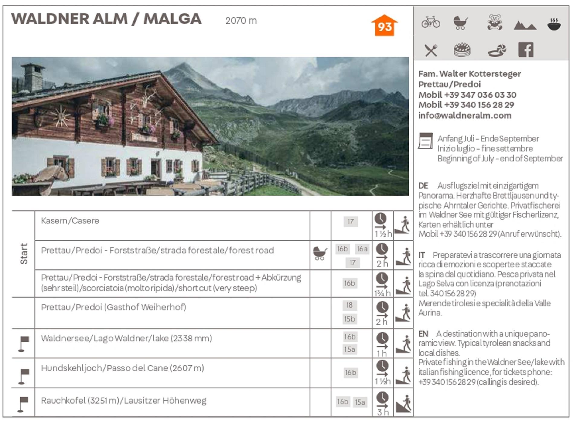 Waldneralm malga Predoi 2 suedtirol.info