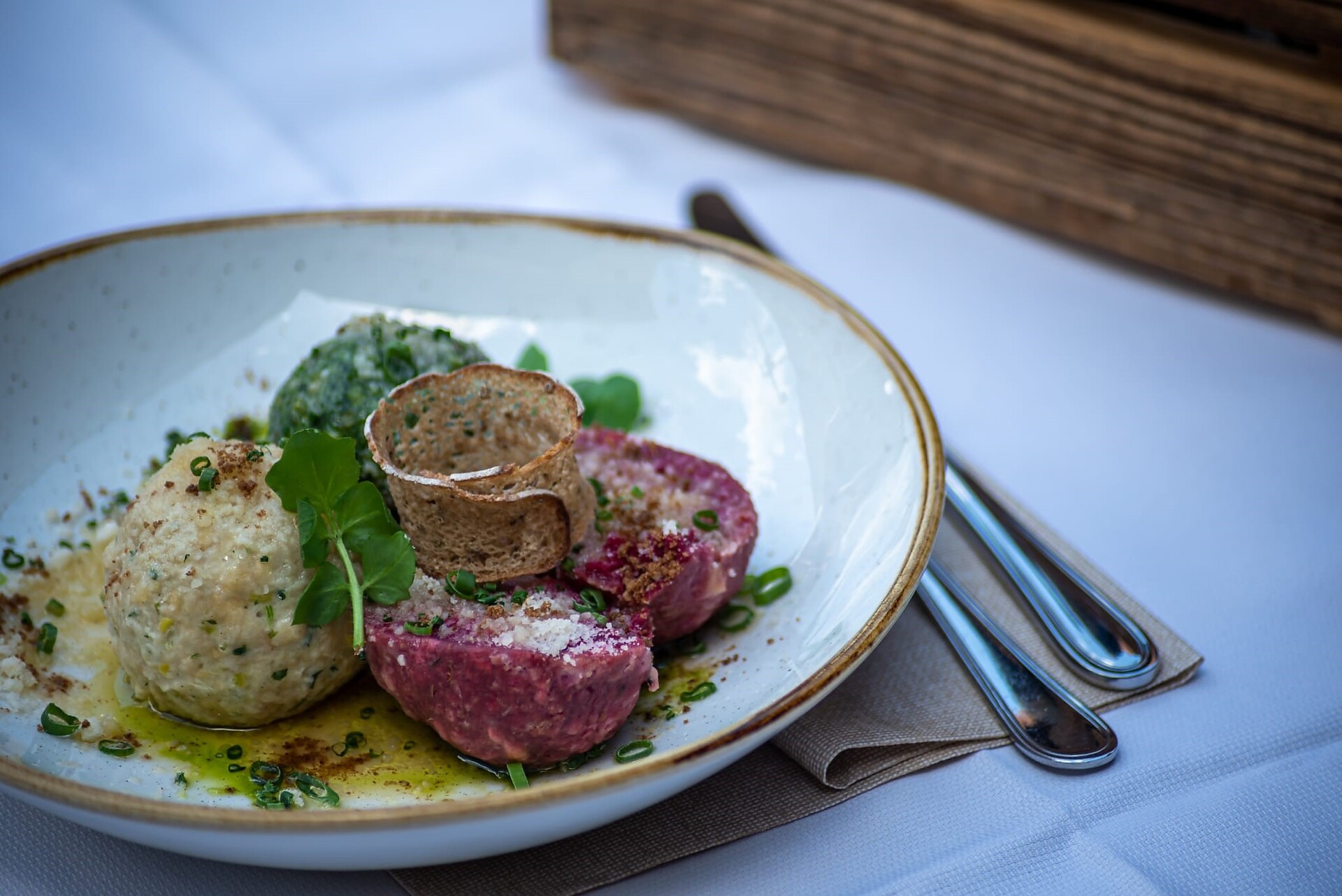 Knödel Traube Sterzing / Vipiteno