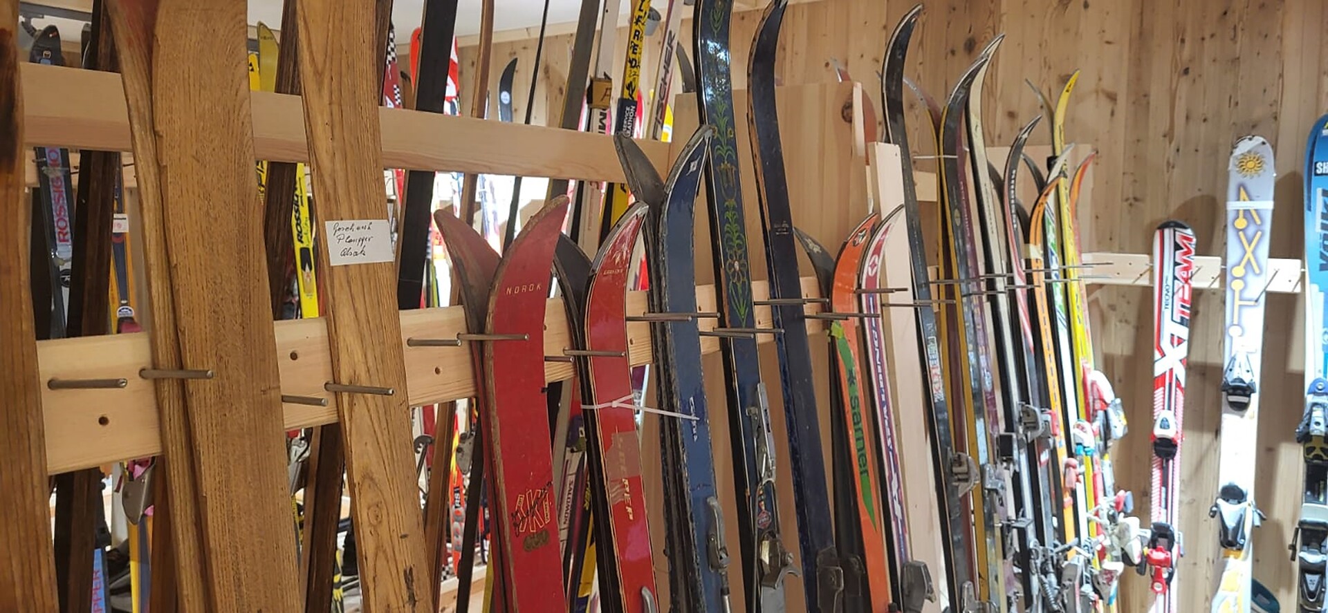 Exhibition room "The history of skiing in the Upper Vinschgau Valley"
