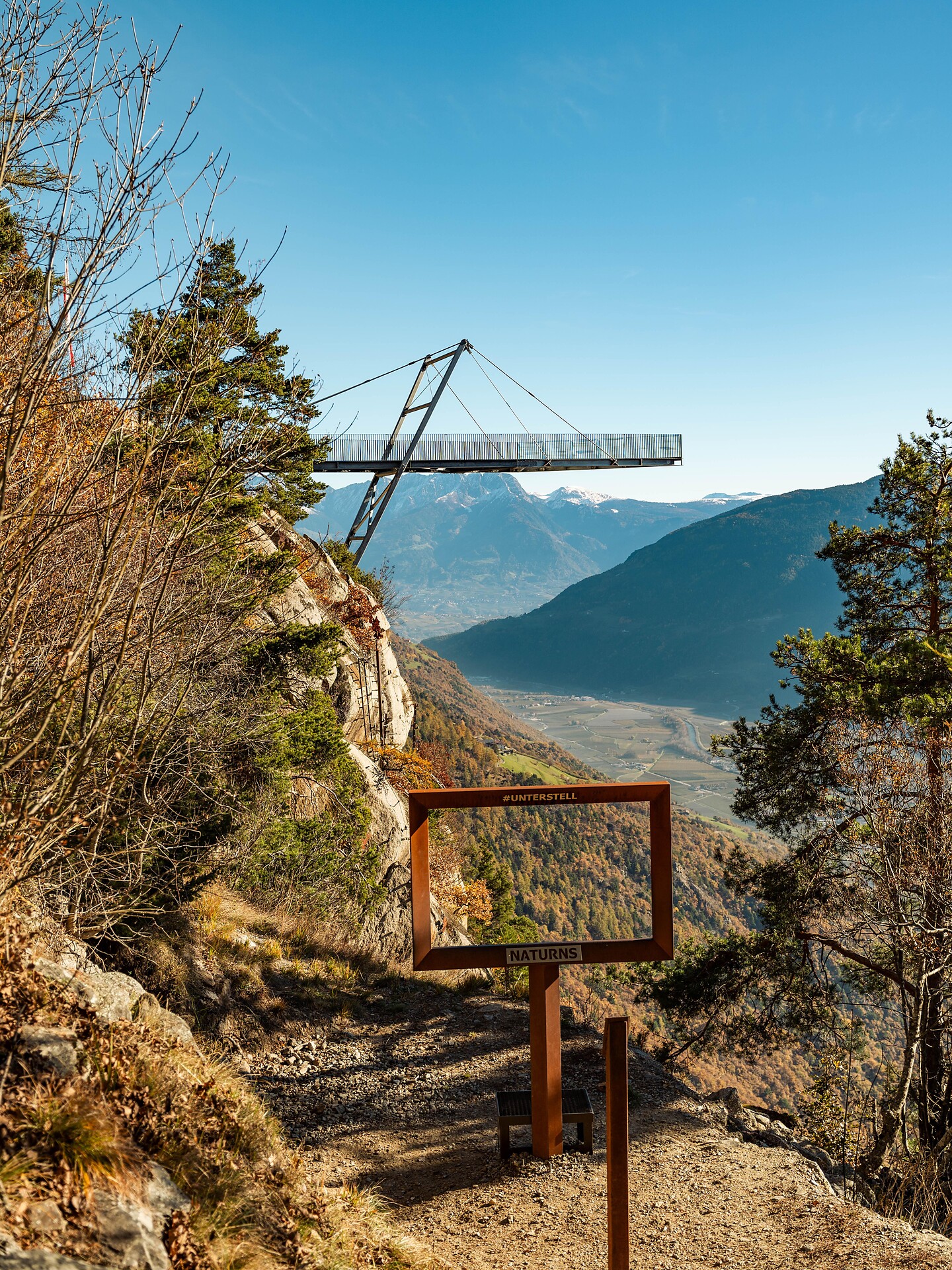 Aussichtsplattform Sonnenberg - Meran und Umgebung - #1 - suedtirol.info