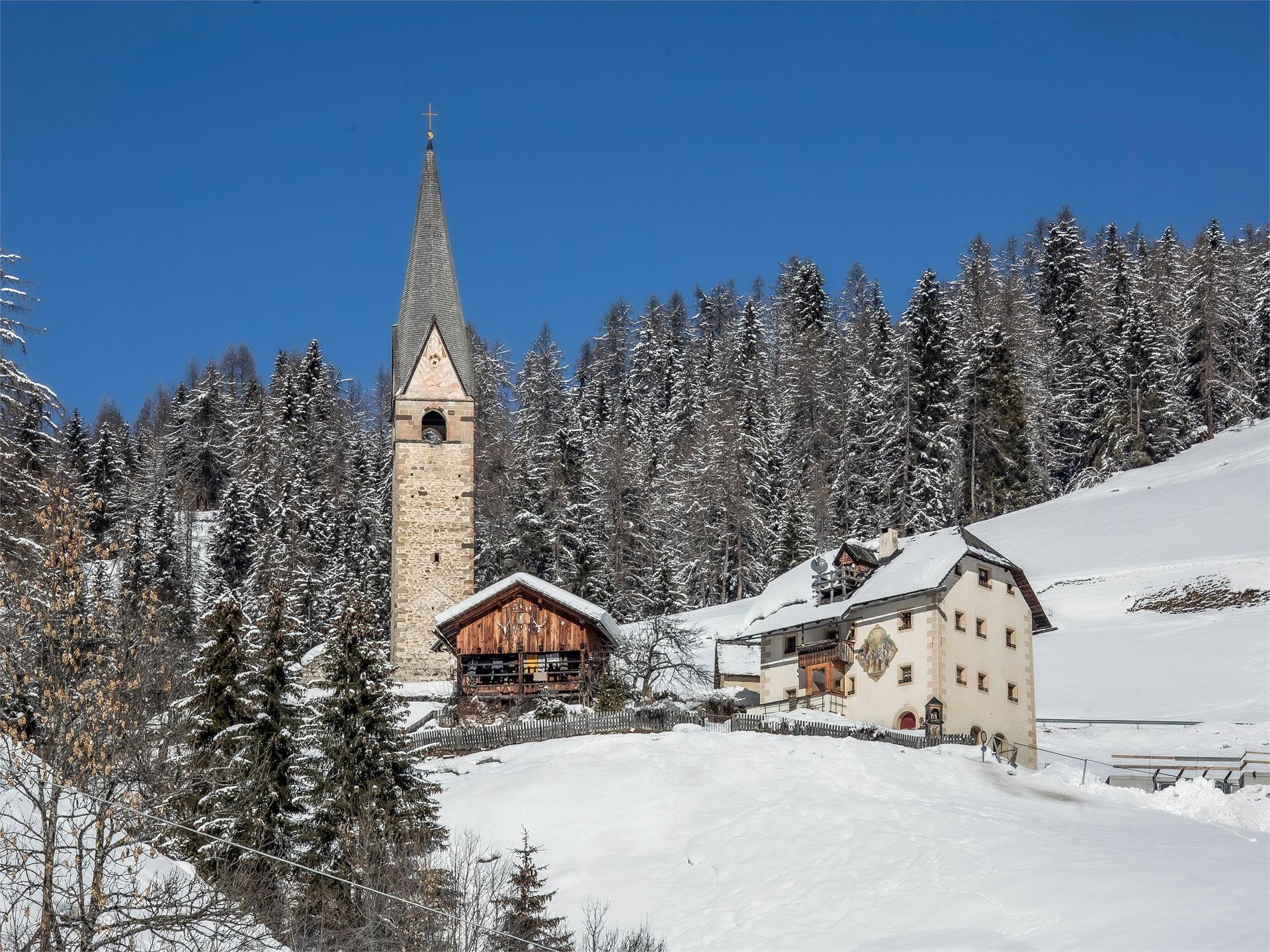 Vecchia chiesa parrocchiale La Val La Val 2 suedtirol.info