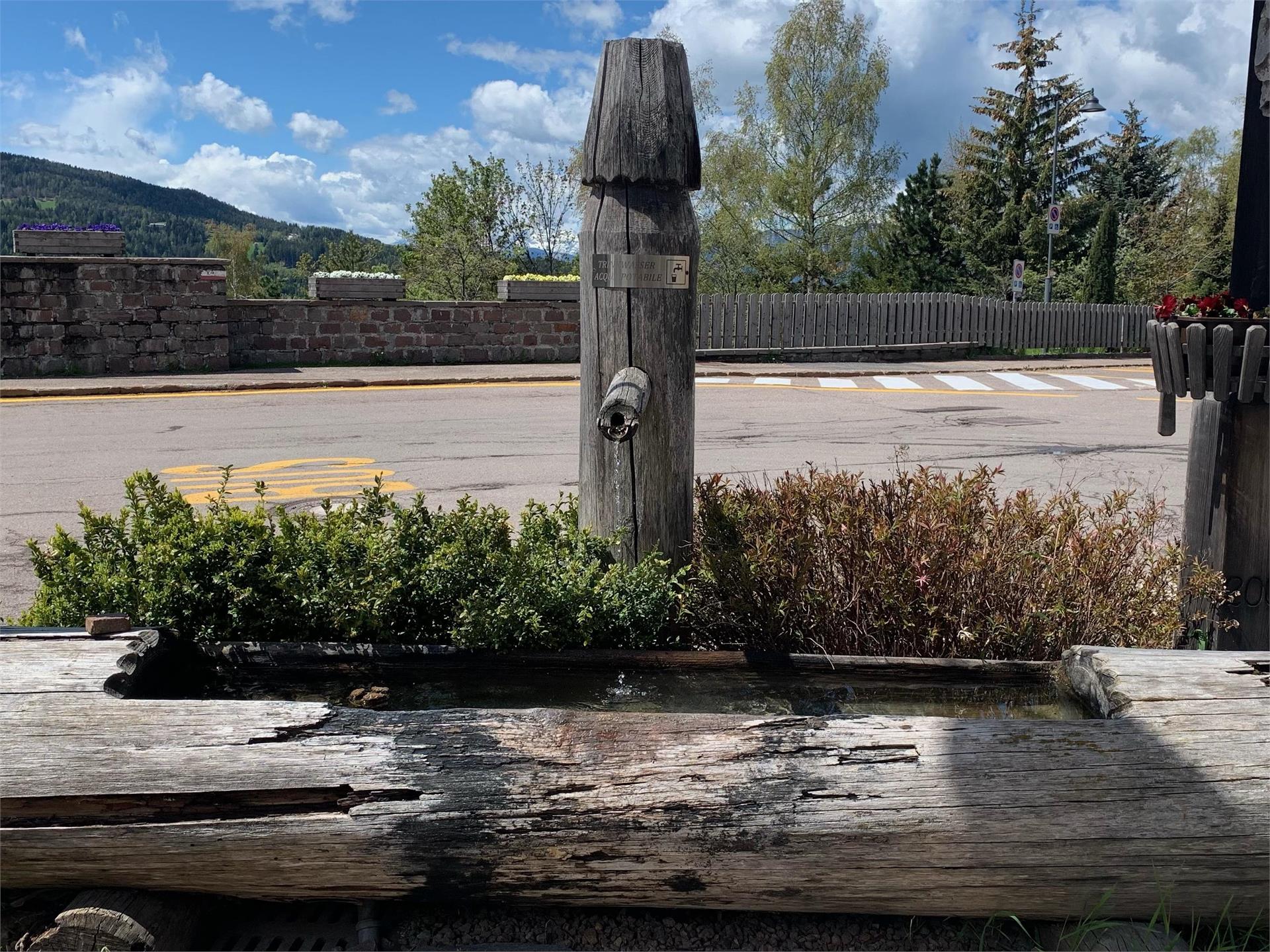 Respect the mountains - Fountain Gibitz Platz Deutschnofen/Nova Ponente 1 suedtirol.info