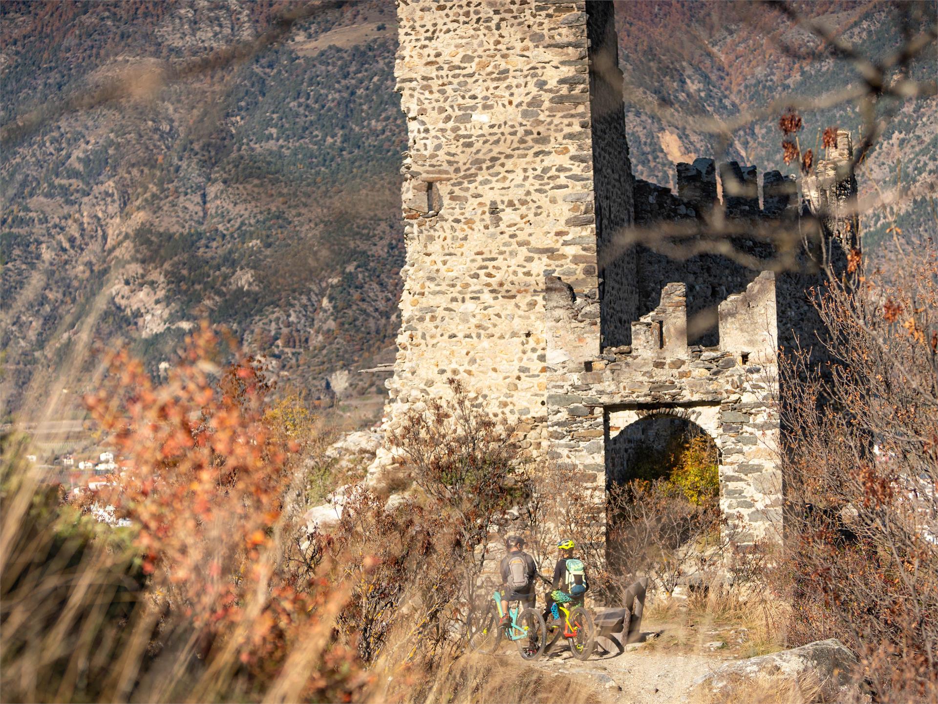 Burg Untermontani (Ruine) Latsch 2 suedtirol.info