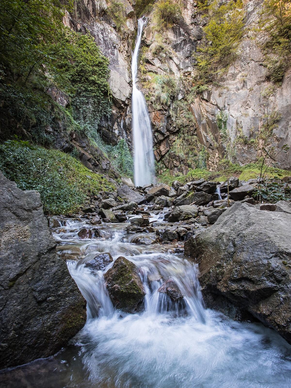 Brandis waterfall in Lana