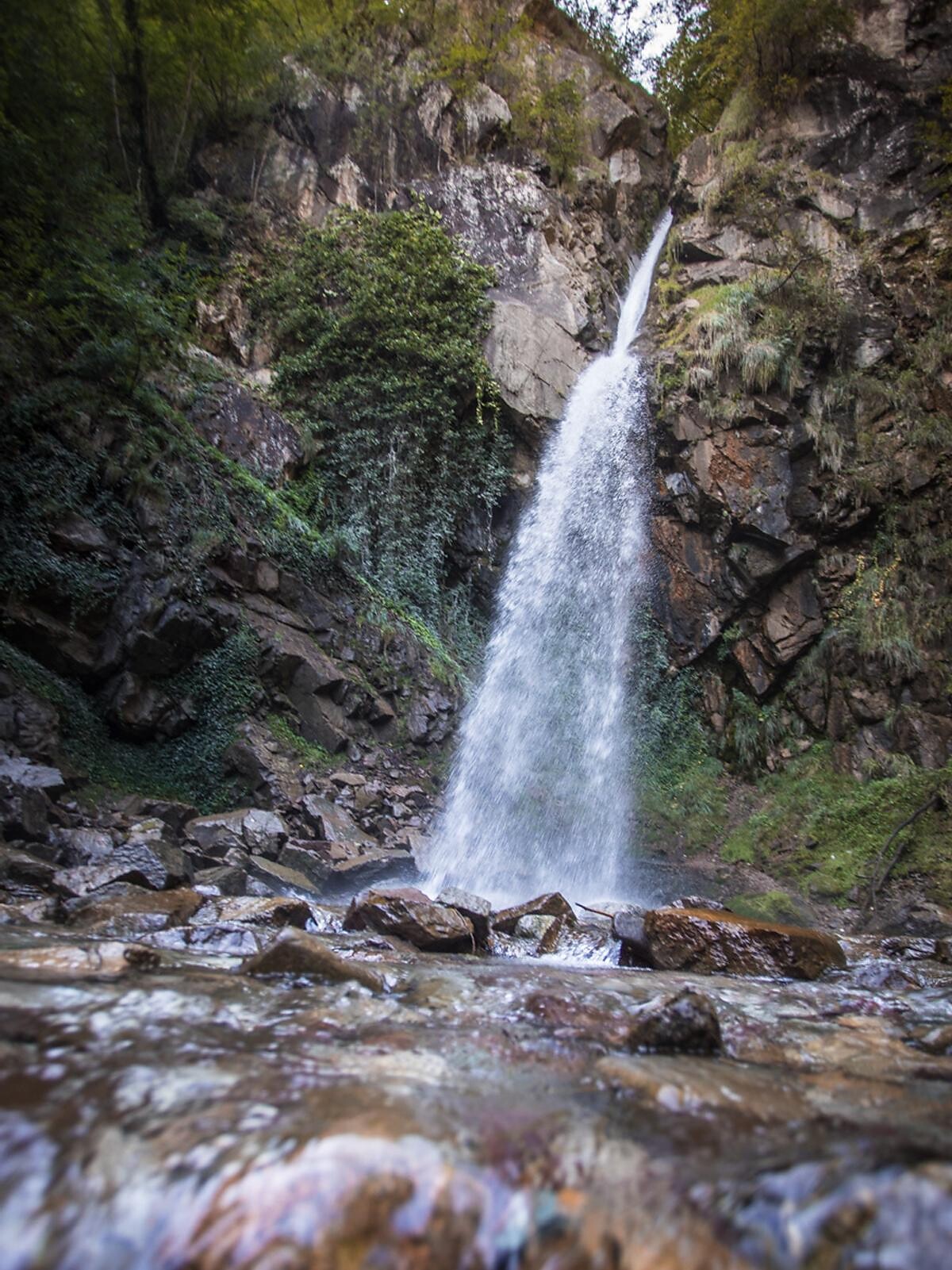 Brandis waterfall in Lana