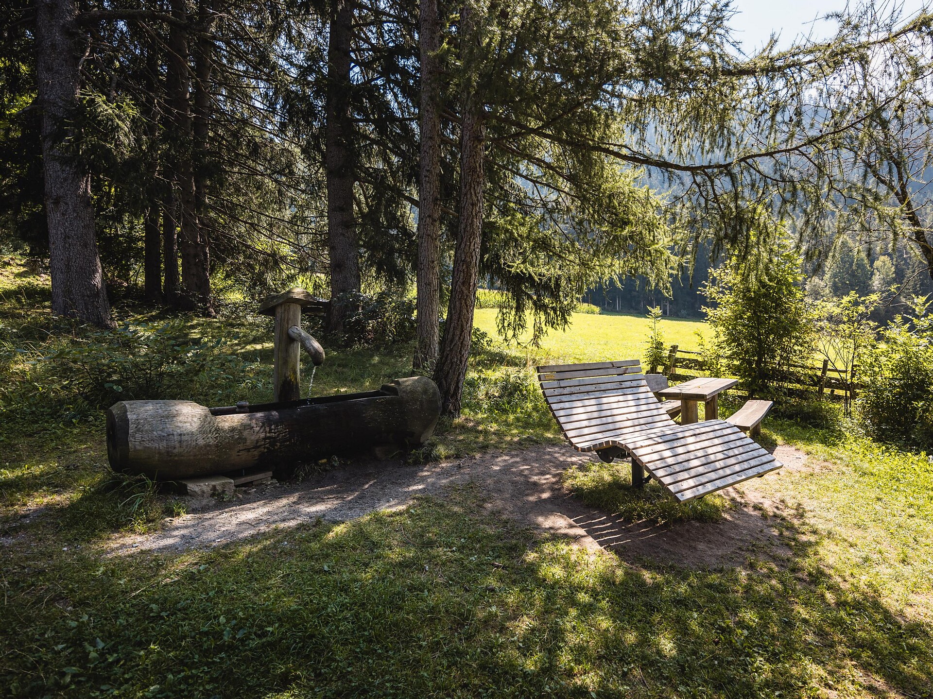 Brunnen im Wasserwaldile in Niederrasen - Dolomitenregion Kronplatz - #1 - suedtirol.info