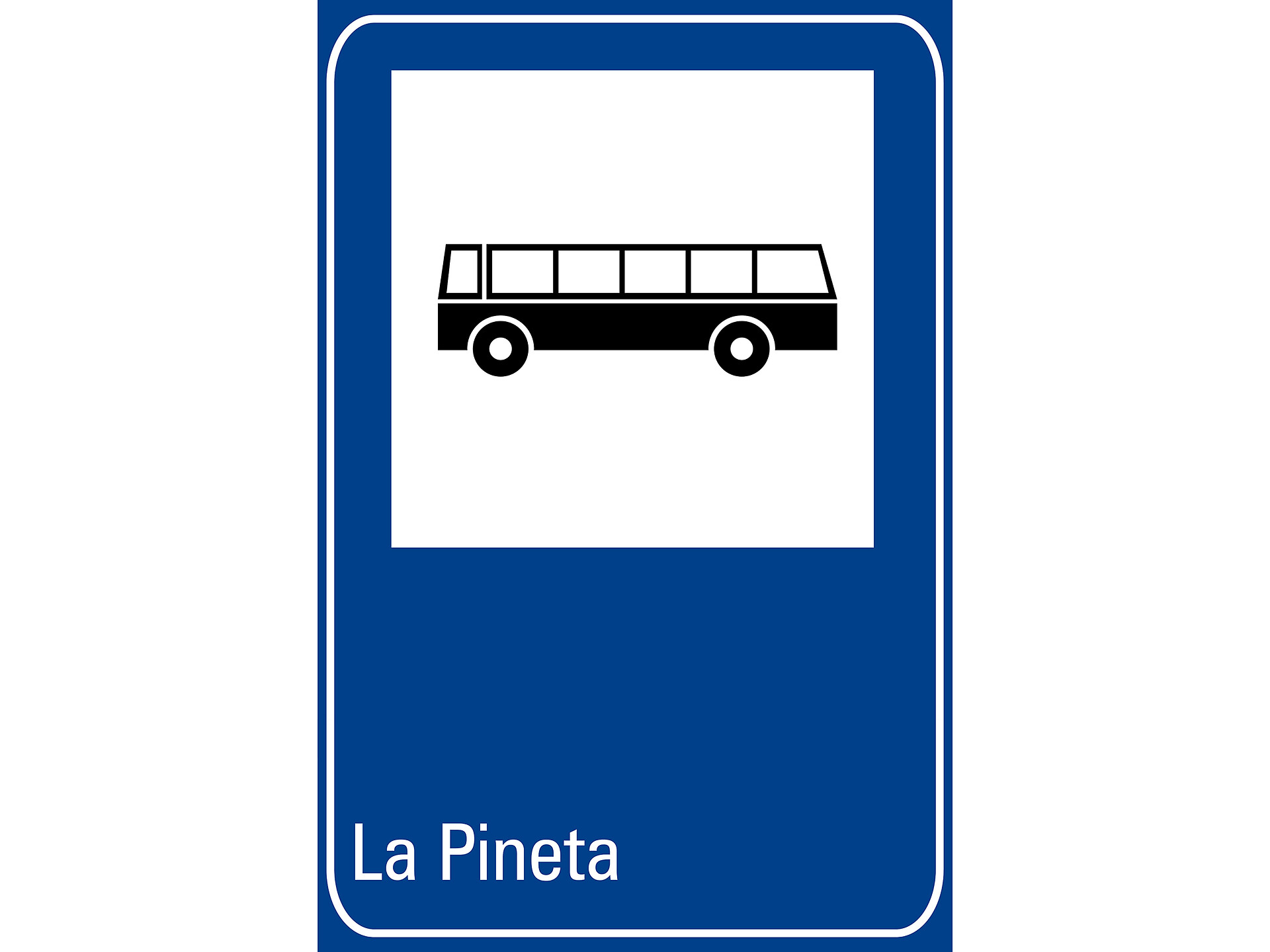 Bus stop La Pineta