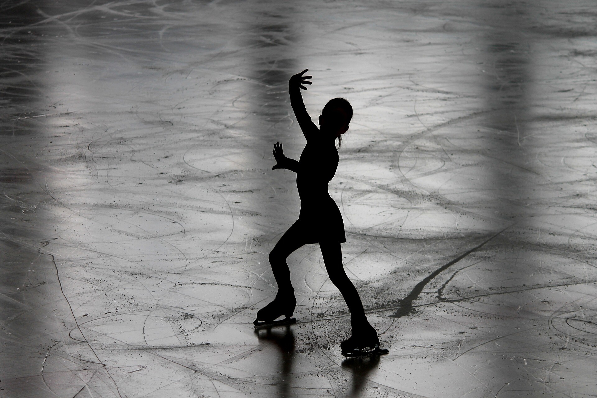 Ice skating