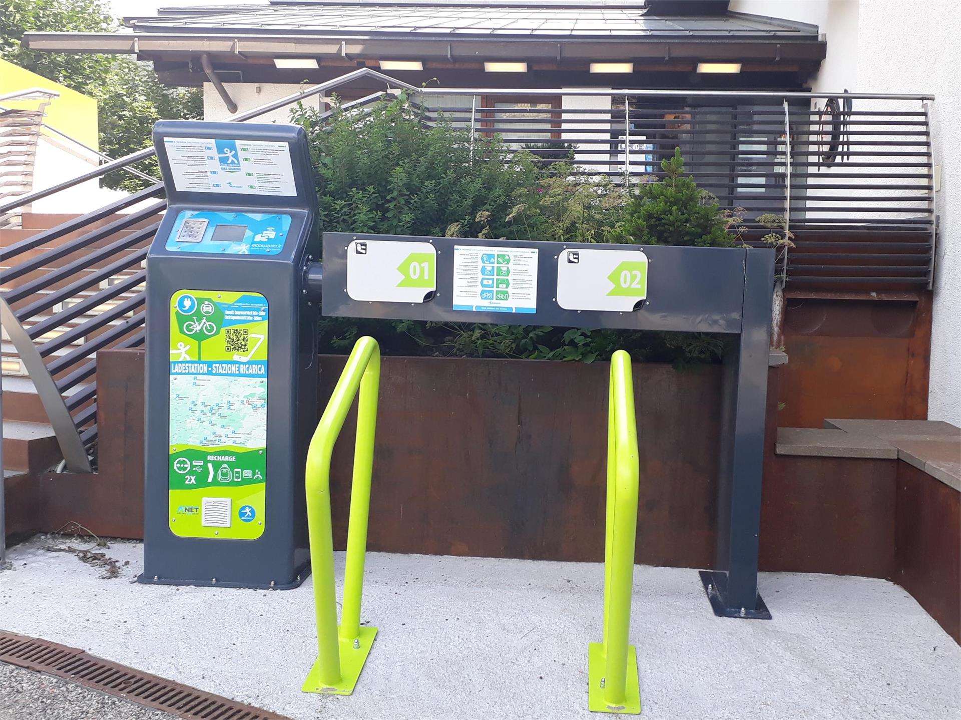 E-Bike charging station Mardolomit Urtijëi/Ortisei 1 suedtirol.info