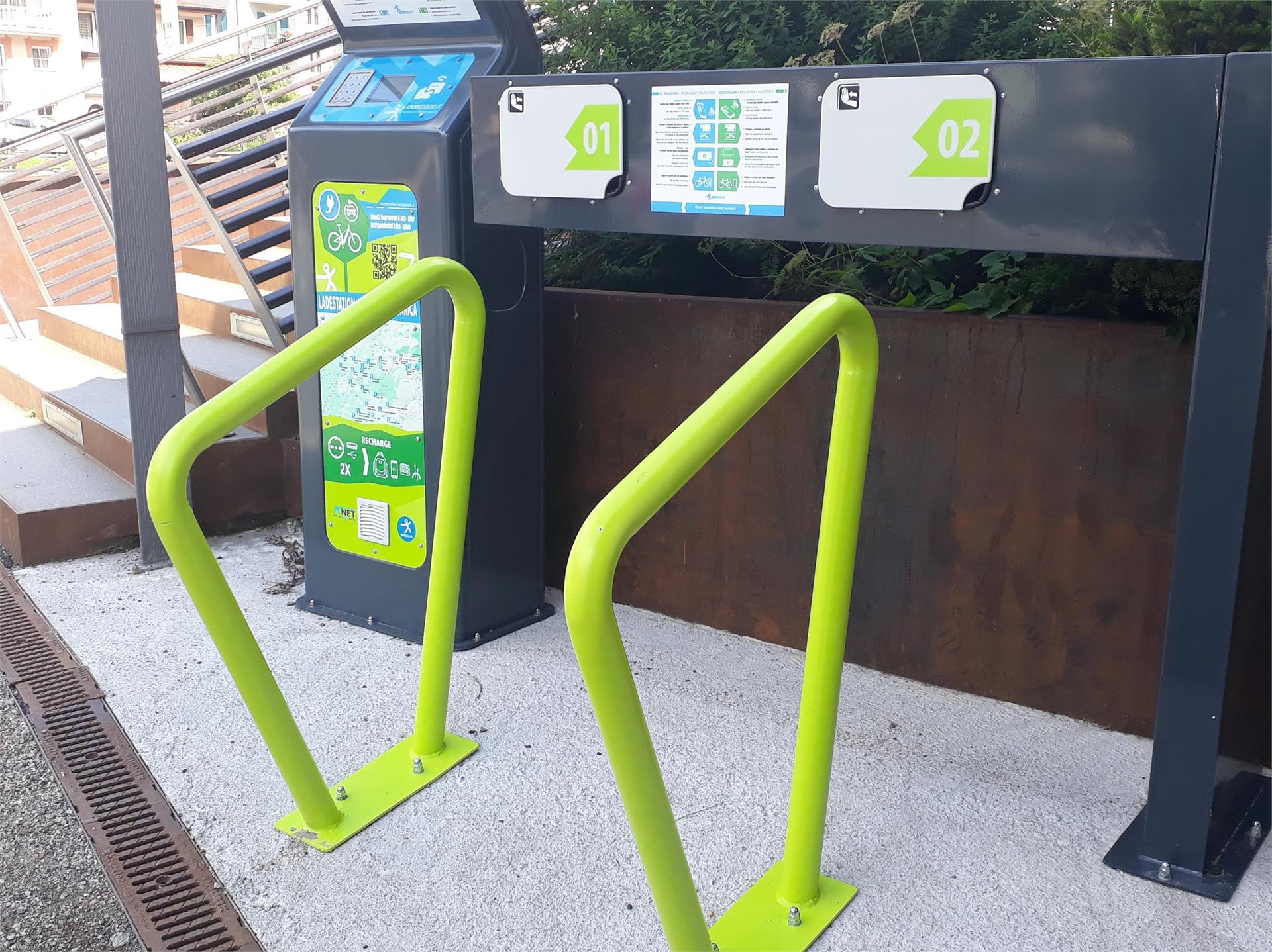 E-Bike charging station Mardolomit Urtijëi/Ortisei 2 suedtirol.info