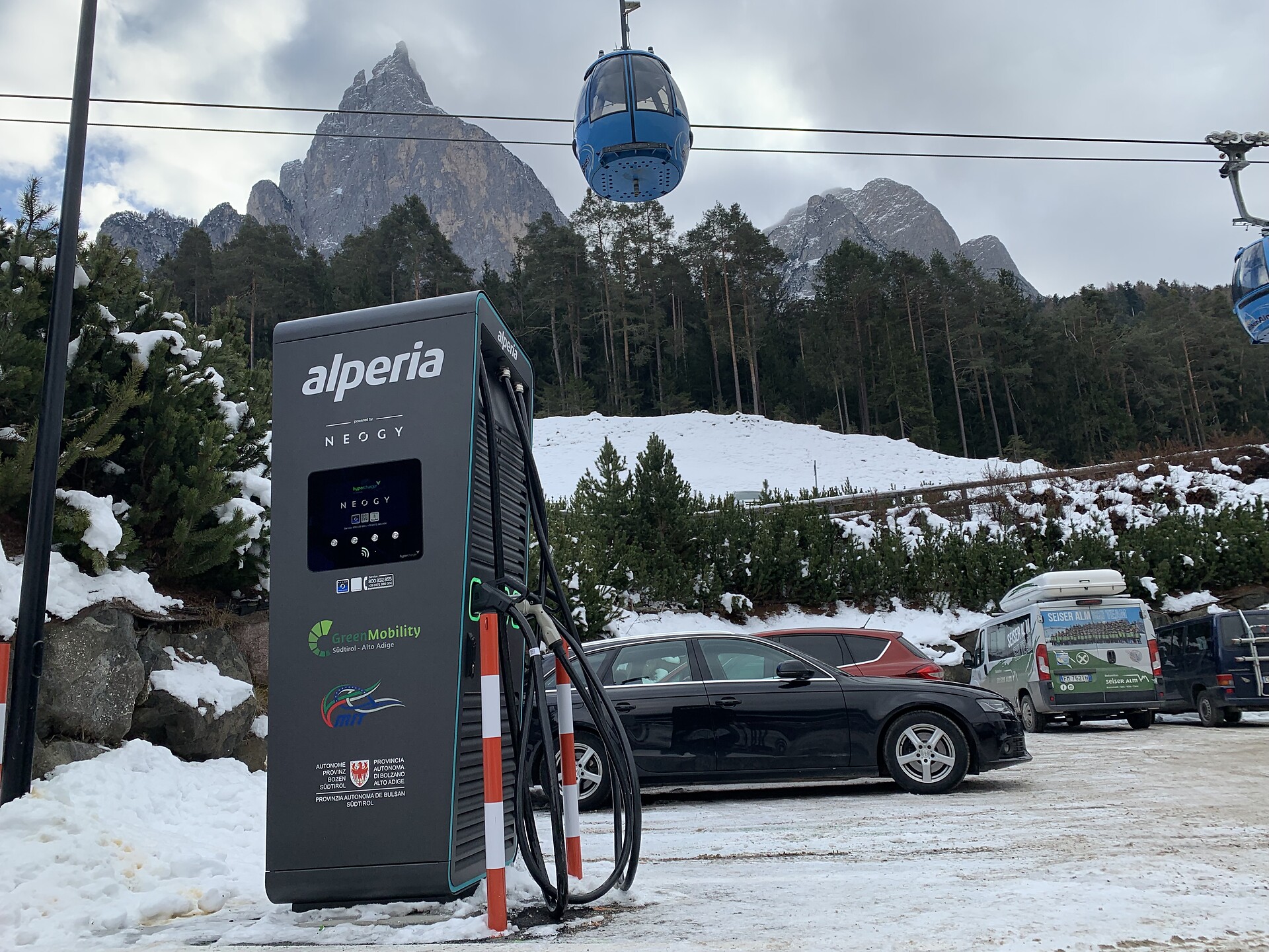 Stazione di ricarica per auto elettriche Siusi