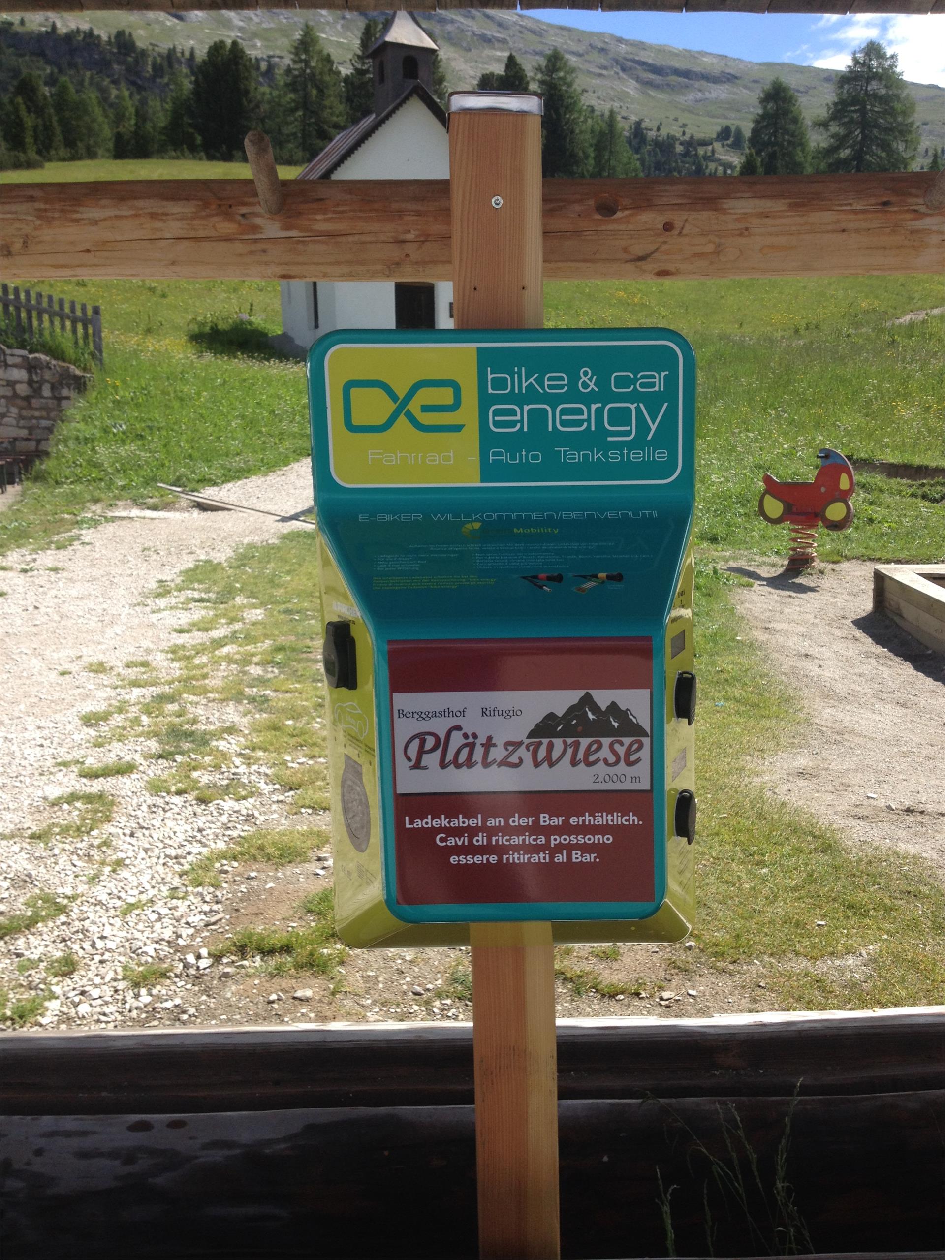 Charging station for E-bikes Prags/Braies 1 suedtirol.info