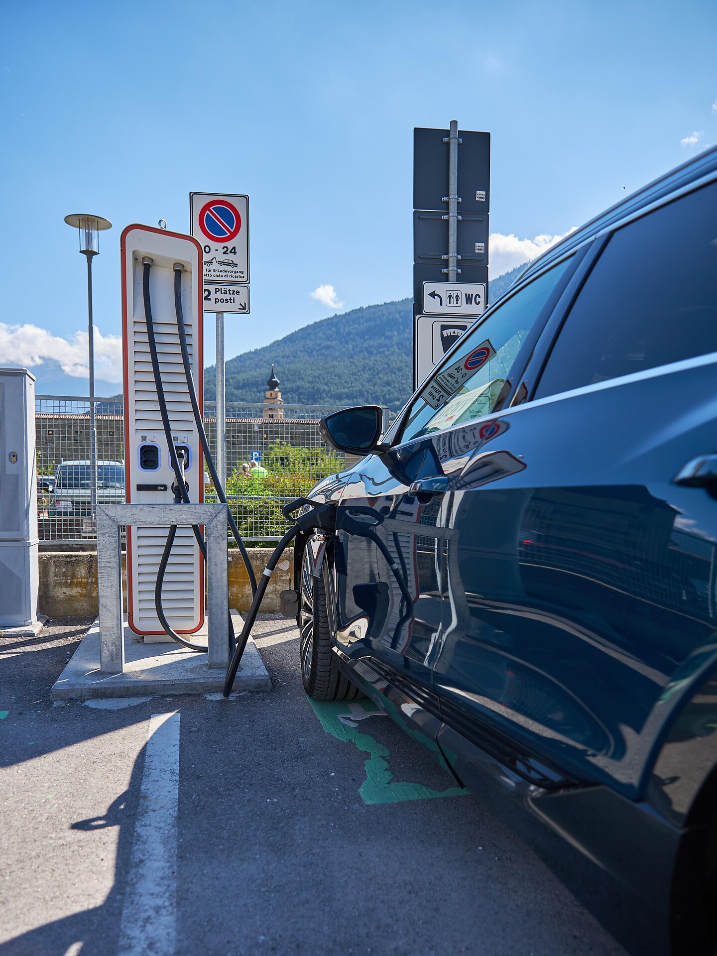 Stazione di ricarica per auto elettriche Glorenza