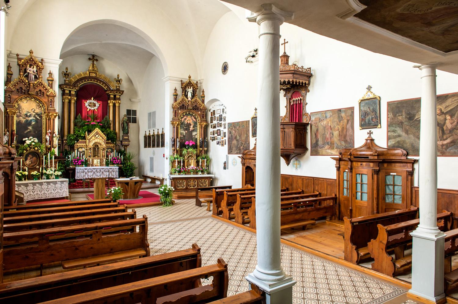 Church "Franziskaner" Kaltern/Caldaro Kaltern an der Weinstraße/Caldaro sulla Strada del Vino 2 suedtirol.info