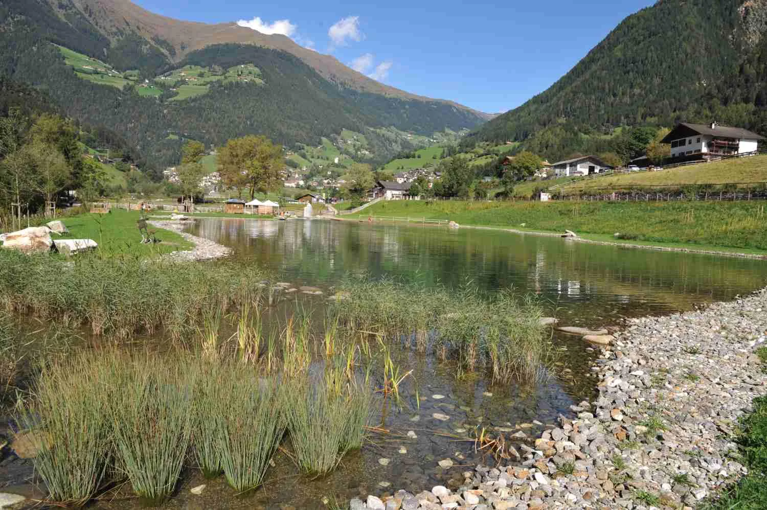 Fish pond at the Sandhof St.Leonhard in Passeier/San Leonardo in Passiria 2 suedtirol.info