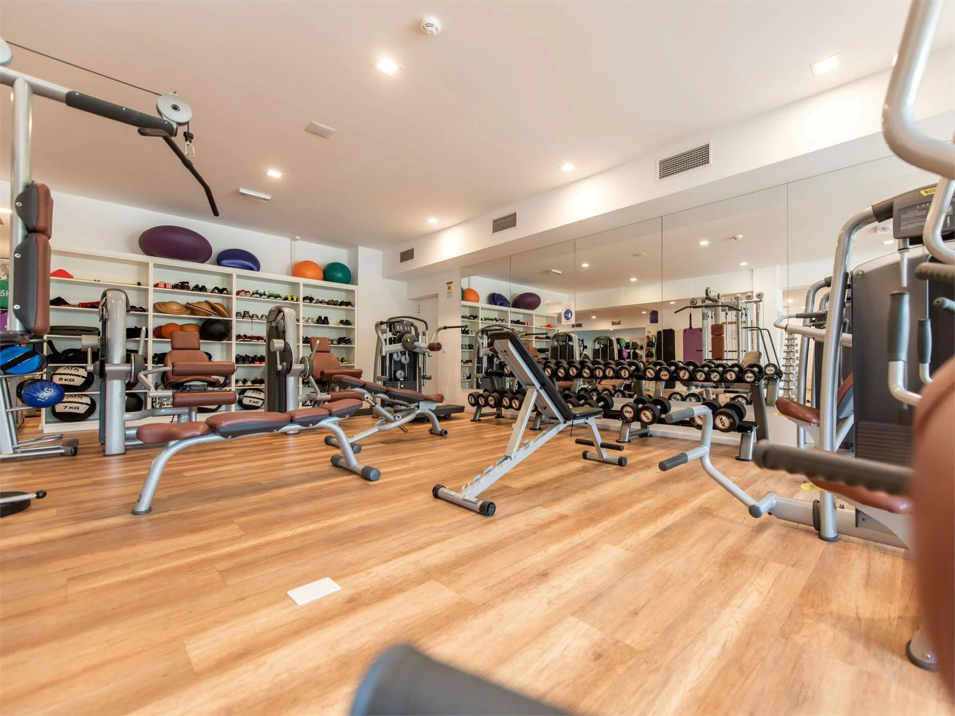 Fitness gym in the sport and health centre Sportwell Mals/Malles 5 suedtirol.info