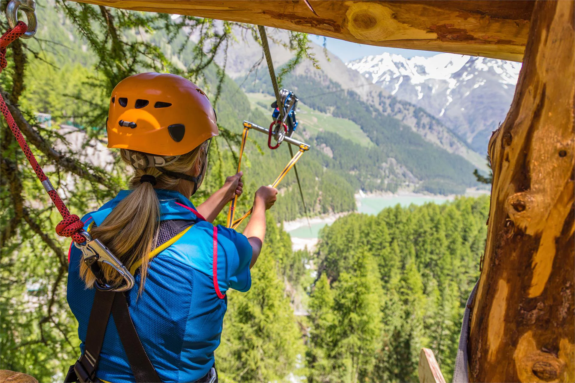 High Rope Garden - Ötzi Rope Park Schnals/Senales 1 suedtirol.info