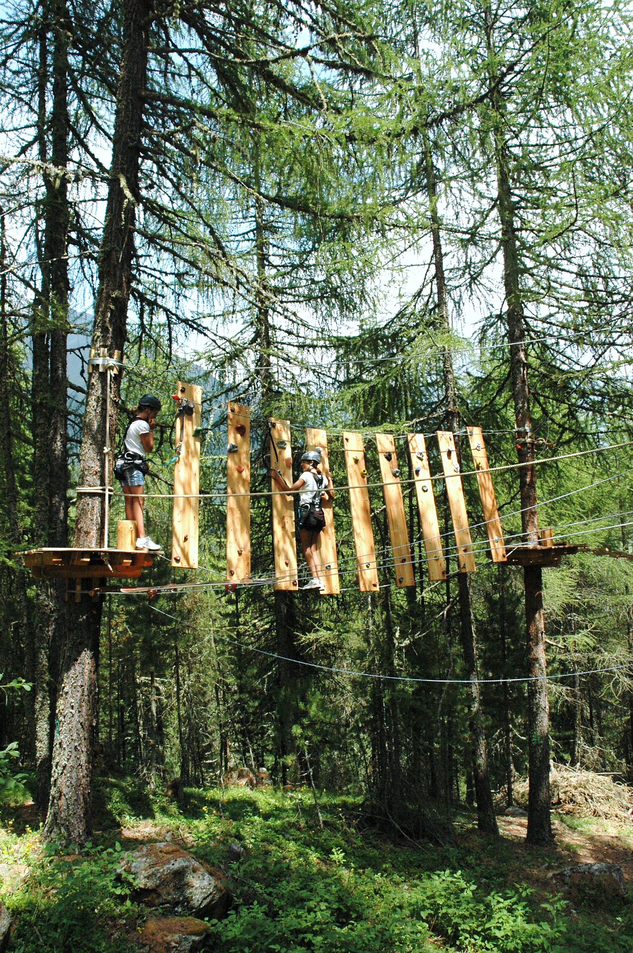 Hochseilgarten - Ötzi Rope Park Schnals 3 suedtirol.info